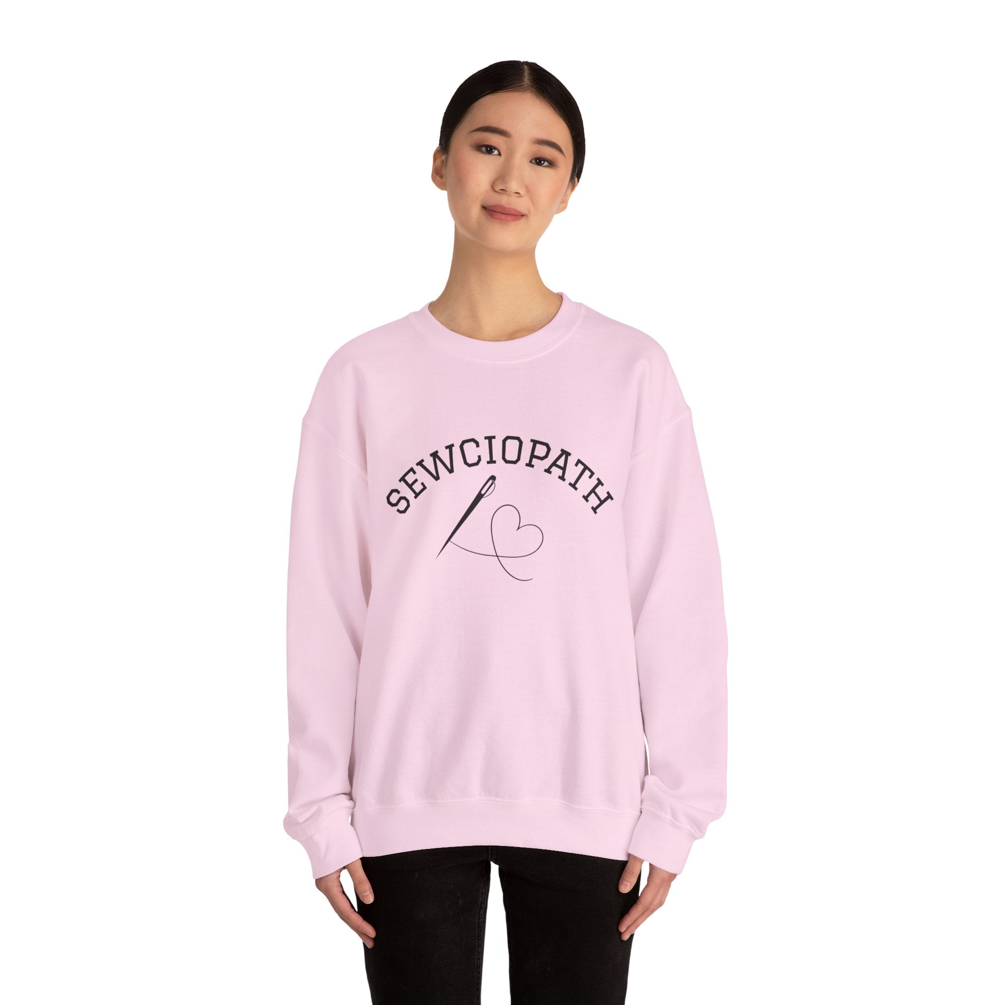 Funny Sewciopath Crewneck Sweatshirt sewing gift