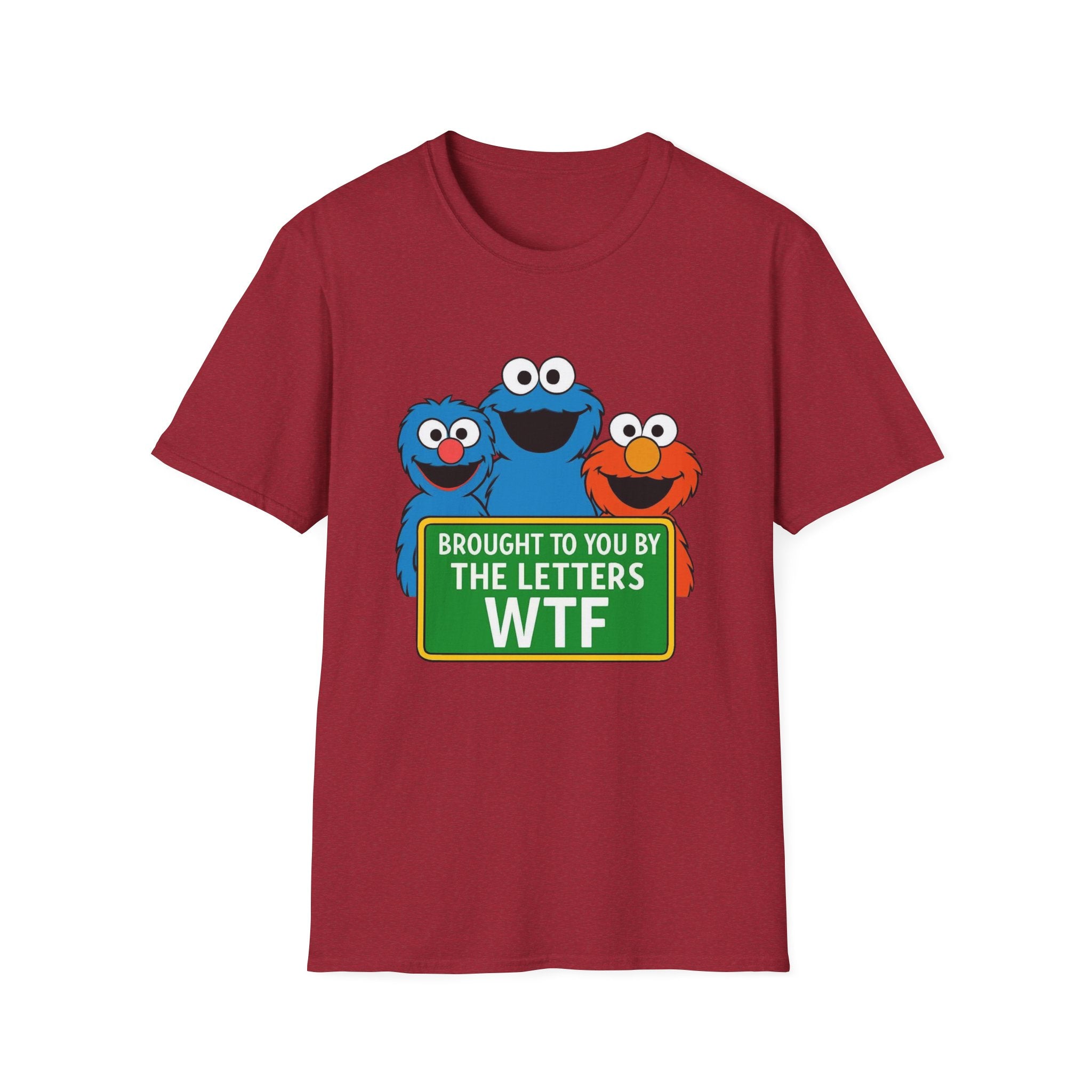 WTF Letters Parody Graphic Tee — Funny & Friendly T-Shirt