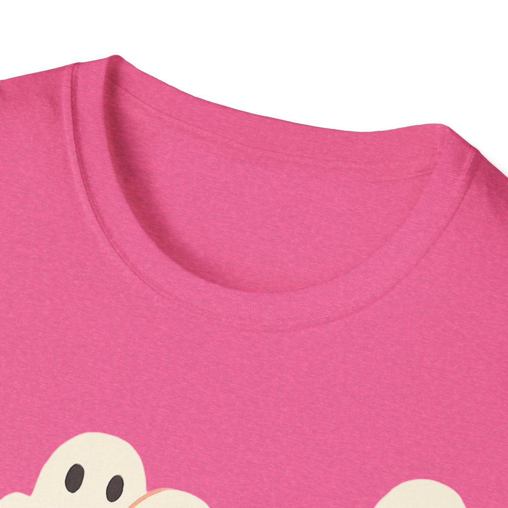 Ghost Spooky Cute Goth Halloween Unisex Softstyle T-Shirt, Halloween Shirt, Ghost Lover Gift, Halloween Costume, Halloween Party Tee, Gothic