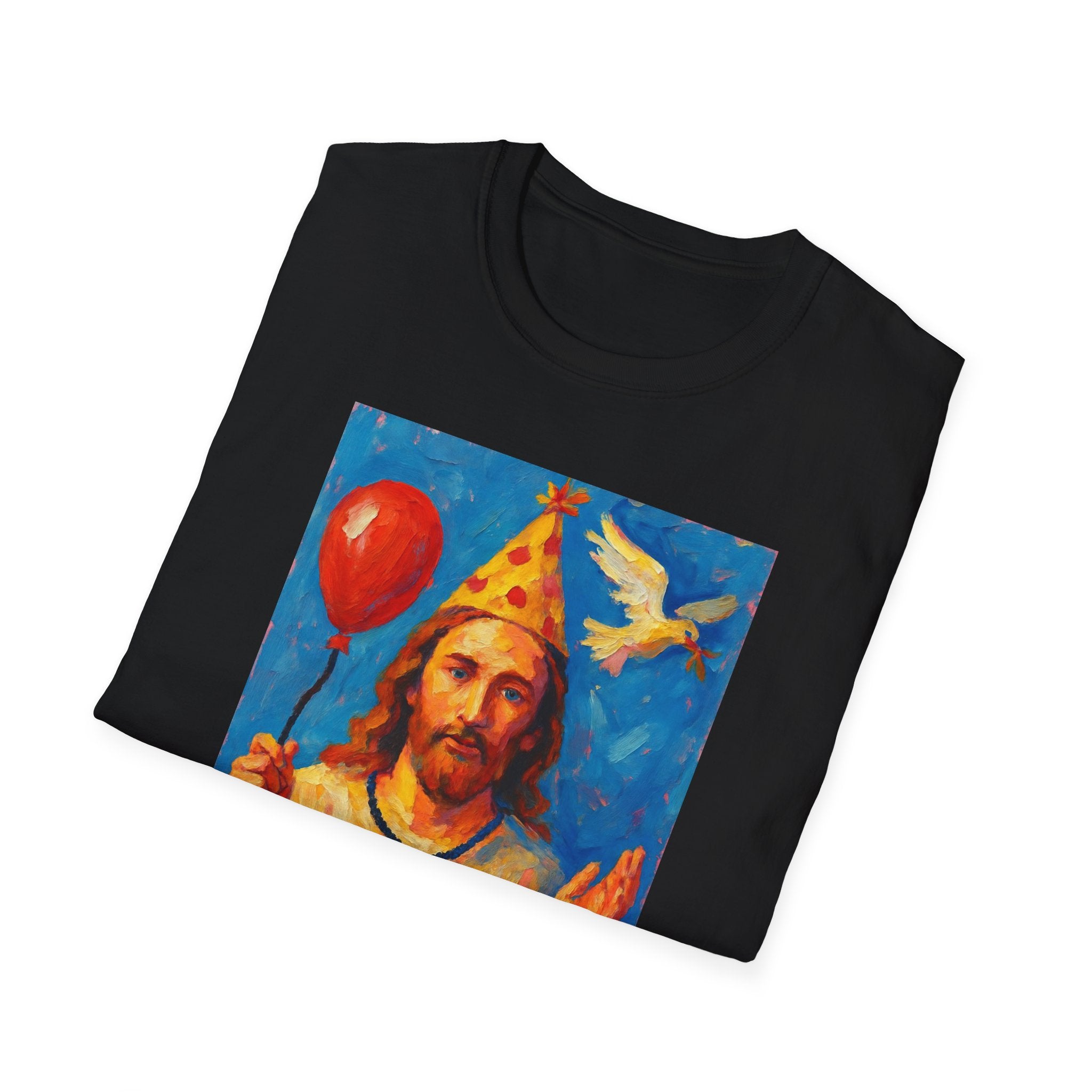 Vintage Religious Icon Birthday Boy T-Shirt Go Jesus, it’s your birthday!