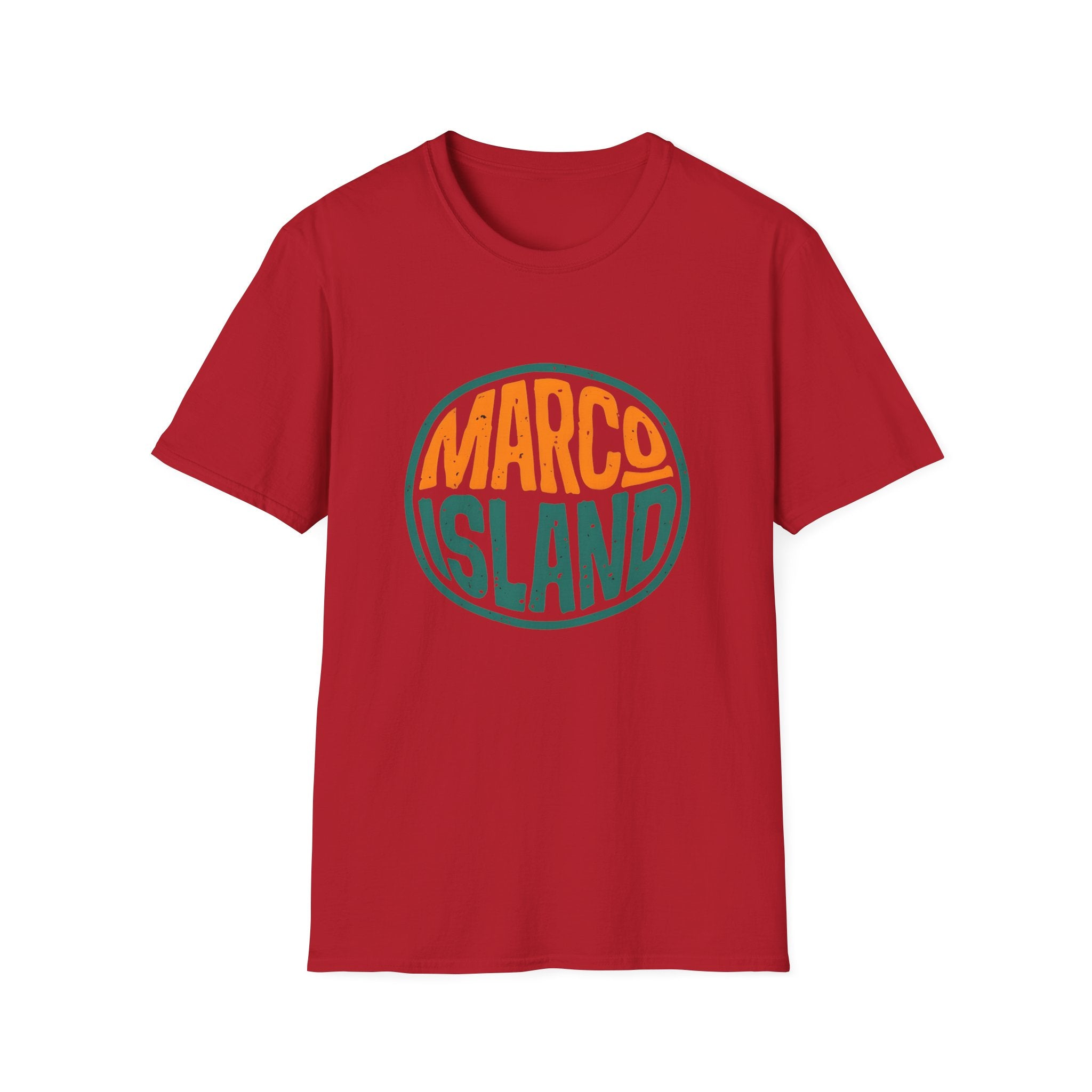 Marco Island Florida Unisex Softstyle T-Shirt - Beach Vacation Tee, Travel Souvenir Top, Coastal Graphic Shirt, Summer Holiday Apparel,