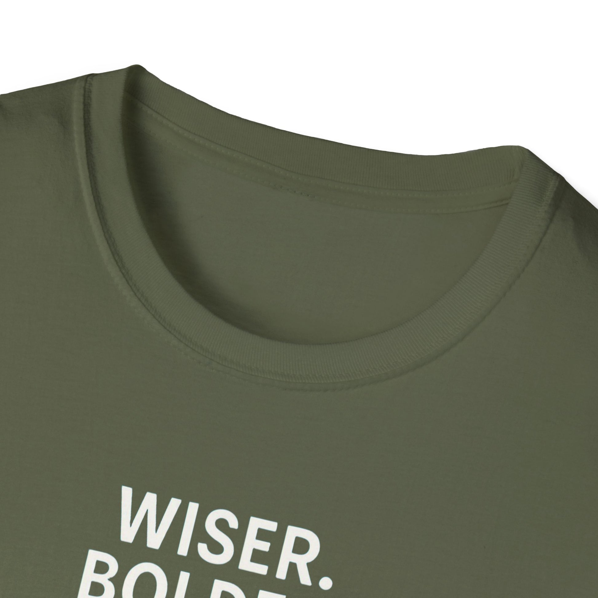 Menopause Transformation Unisex Softstyle T-Shirt, Wiser Bolder Hotter Literally, Hot Flash Tee, Gift for Women, Funny Menopausal Shirt
