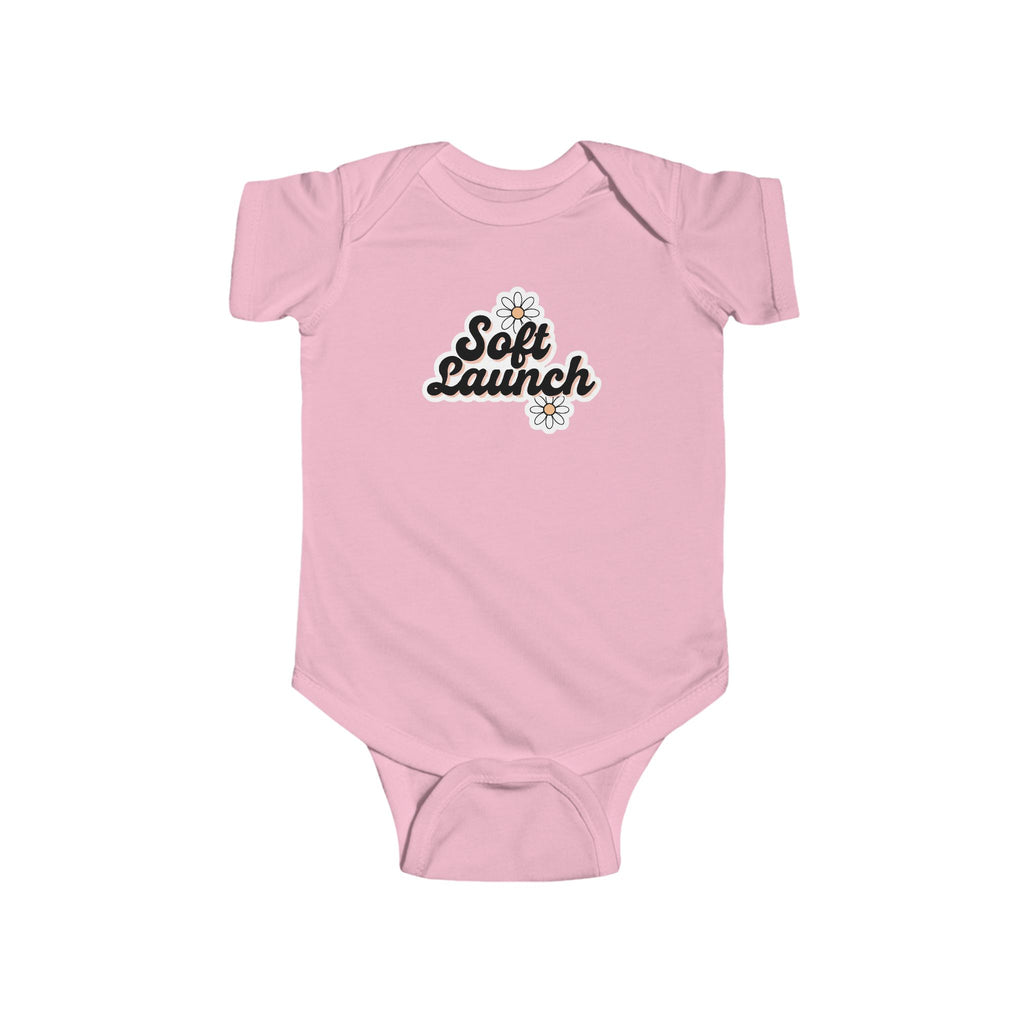 Infant Bodysuit, Soft Launch New Baby New Mom Gift, Baby Romper, Newborn Onesie, Baby Shower Present, Gender Neutral Outfit, Cute Infant
