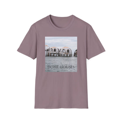 Cape Romano Dome Houses Marco Island Unisex Softstyle T-Shirt, Florida Vacation Beach Tee, Graphic Tee, Coastal Gift, Travel Shirt