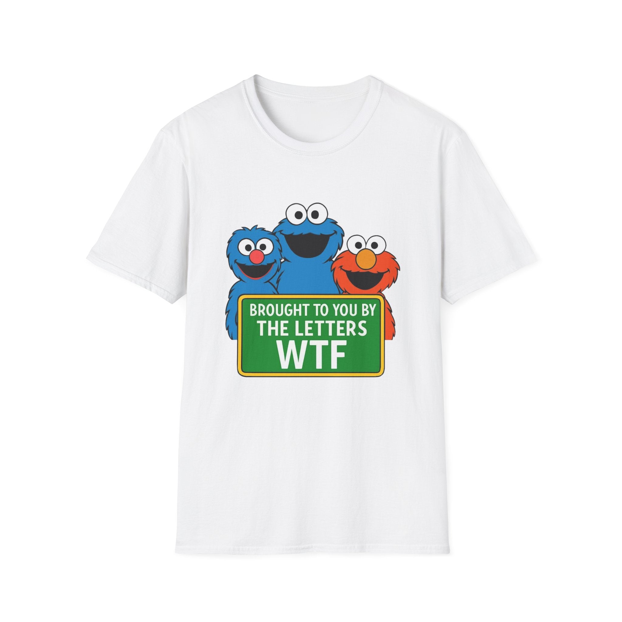 WTF Letters Parody Graphic Tee — Funny & Friendly T-Shirt