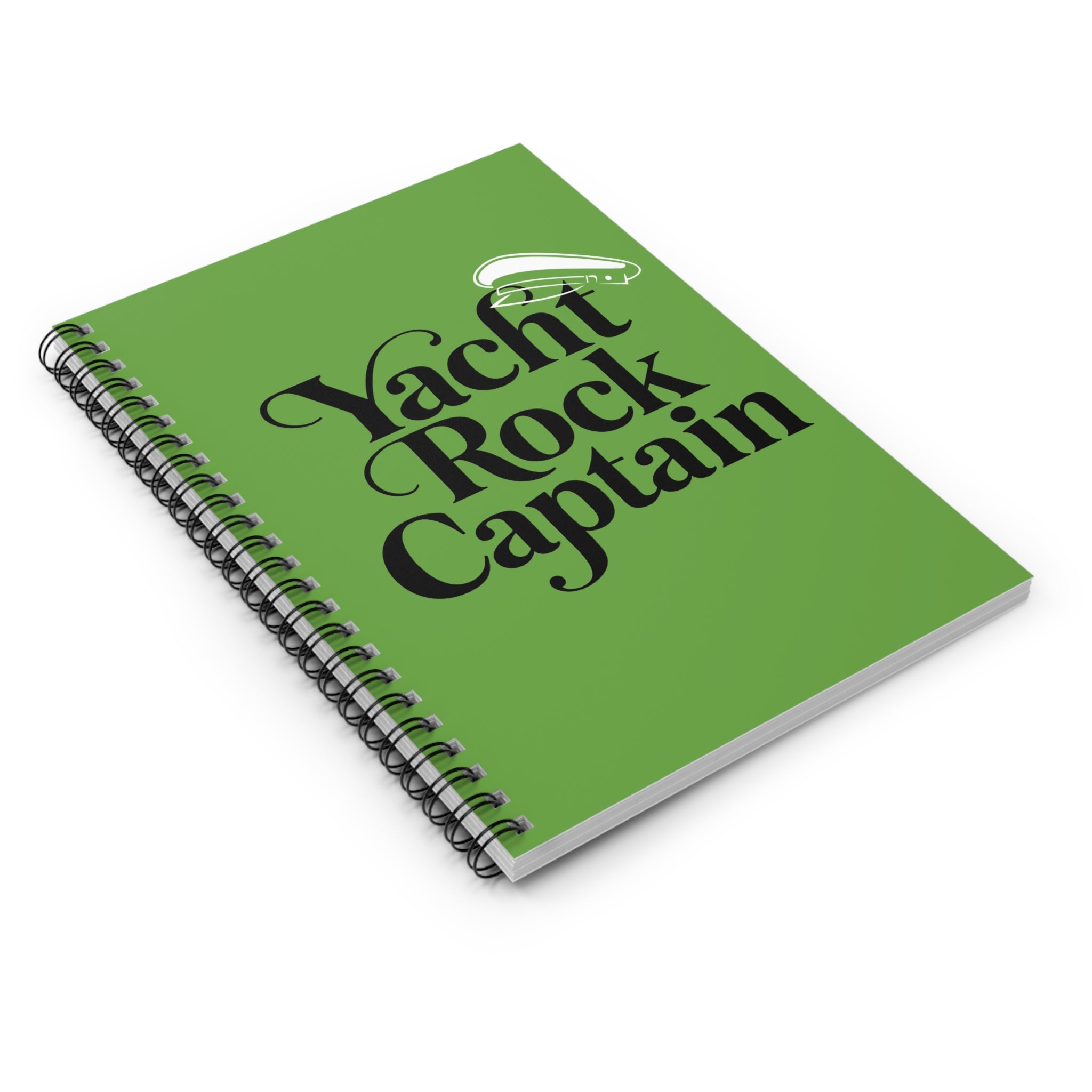 Yacht Rock Spiral Notebook - journal Ruled Line, Perfect for Captains, Gifts for 70s Music Lovers, Journaling, Note-taking, Fun Stationery