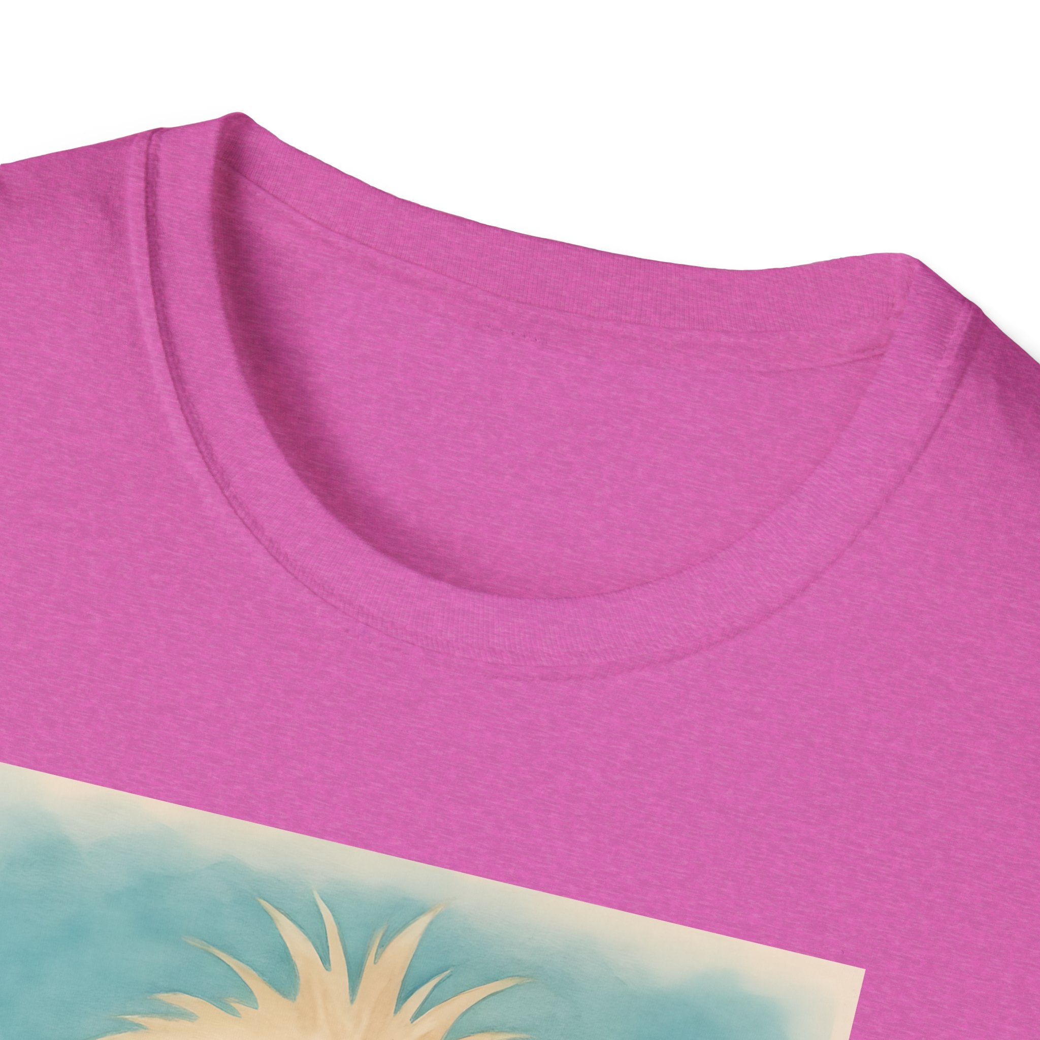 Ostrich Graphic T-Shirt, Unisex Softstyle Tee, Cute Animal Shirt, Gift for Friends, Quirky Humor Top, Smoke fun gift