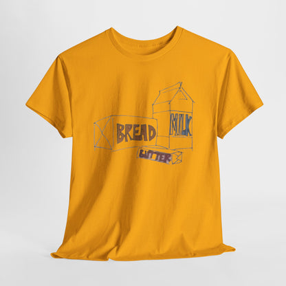 Bread Milk Butter Unisex Heavy Cotton Tee