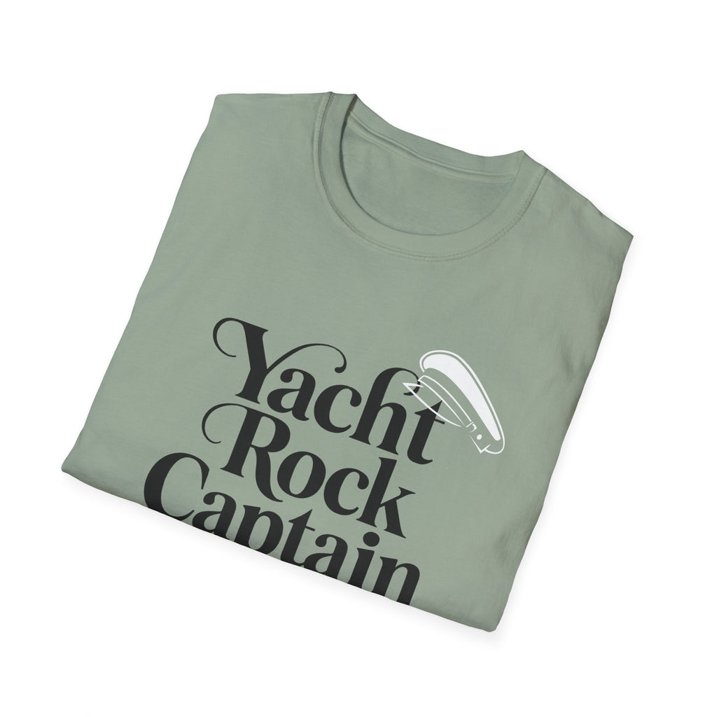 Yacht Rock Captain gift T-Shirt, Retro 70s Music Tee, Vintage Sailboat Shirt, Nautical Captain Top, Boating Apparel, Yachting Gift Unisex