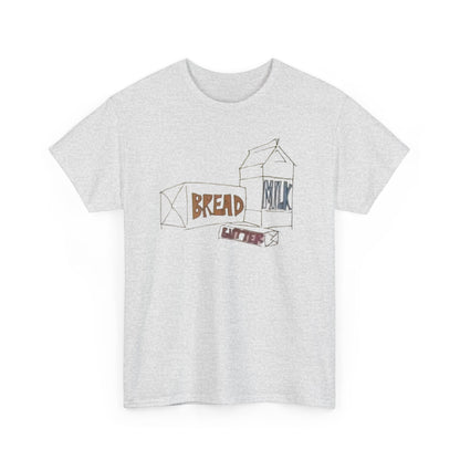 Bread Milk Butter Unisex Heavy Cotton Tee