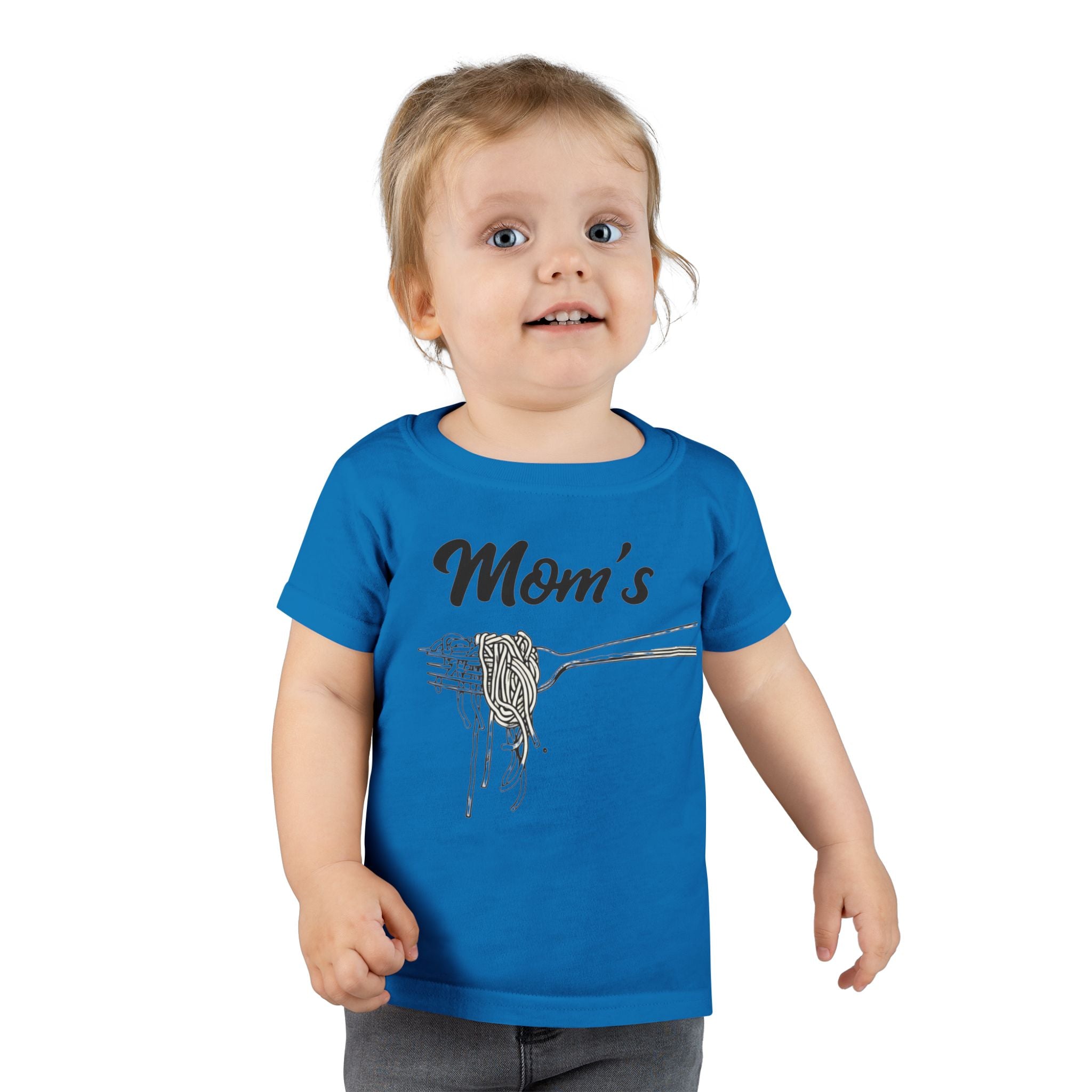 Messy Kid Toddler T-shirt, Mom's Spaghetti Baby Shirt, Fun Kids Clothes, Cute Child Tee, Funny Children's Apparel