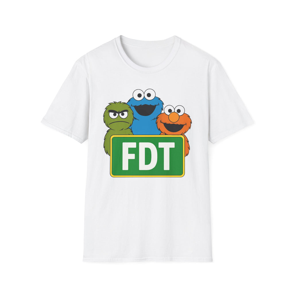 FDT Funny Unisex T-Shirt, Anti Trump Political Humor, Nostalgic Puppets, Kindness, Diversity, Social Justice, Liberal Gift, Funny Political