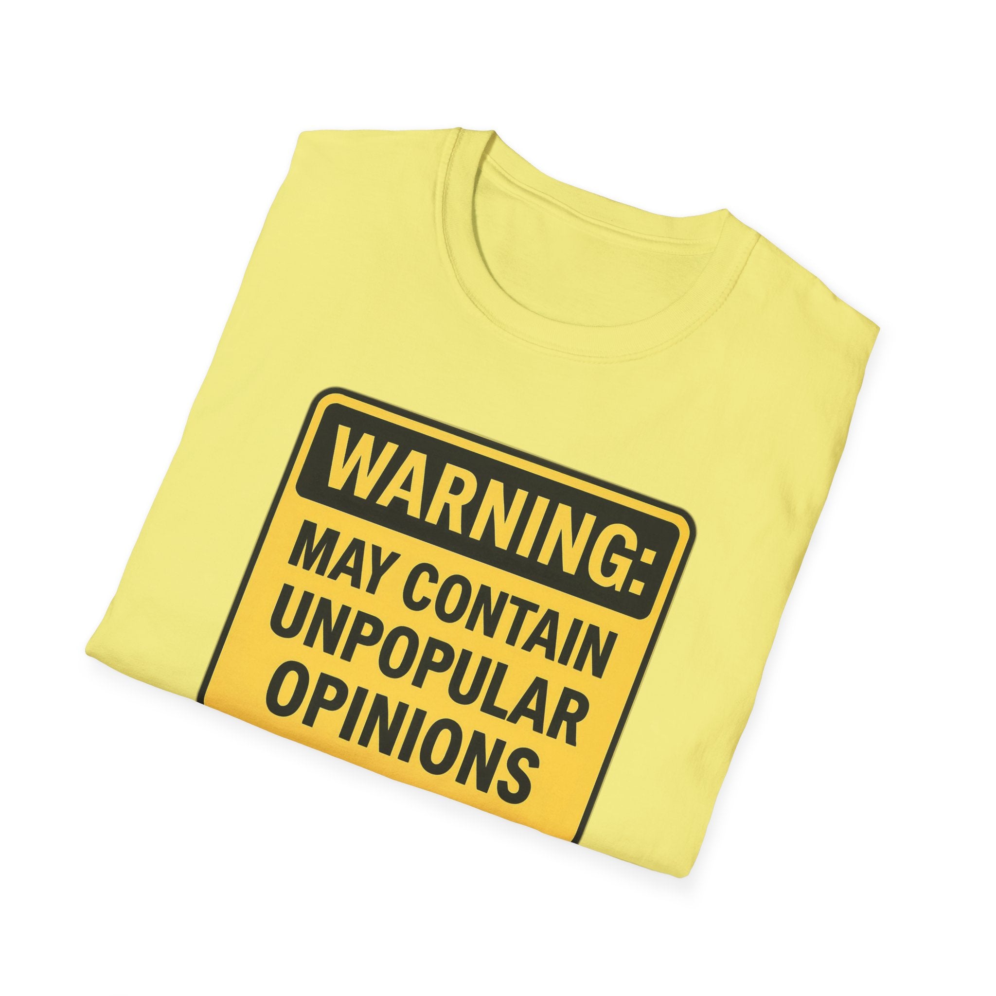 May contain unpopular opinions Fun Unisex T-Shirt, gift Christmas Softstyle Graphic Tee, Casual Wear, Independence Day Gift, Statement Shirt