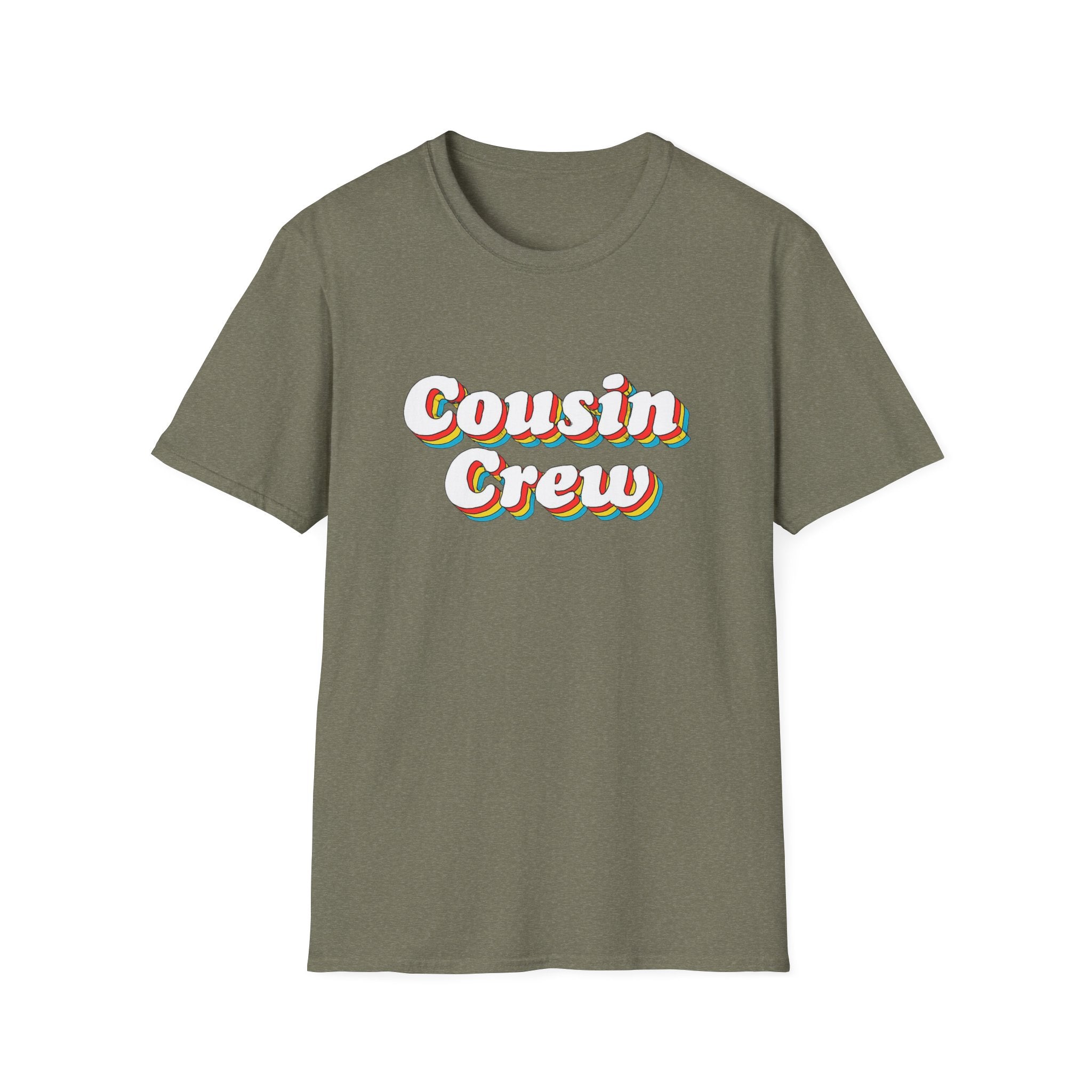 Cousin Crew Unisex T-Shirt - Family Reunion Shirt, Christmas photo gift shirt retro vibe