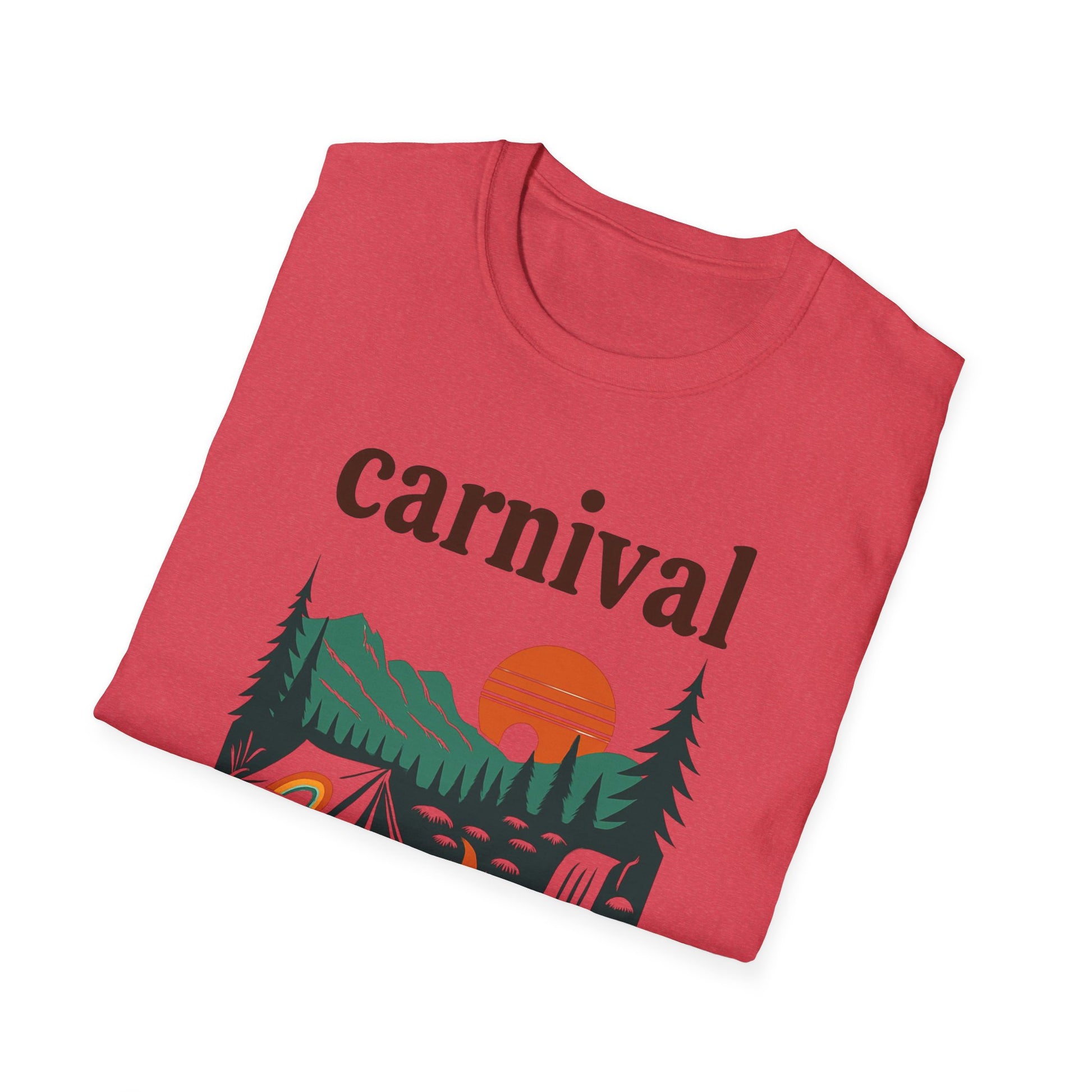 ProvinceTown maCarnival Graphic T-Shirt, Vintage Camping Tee, Unisex Softstyle Shirt, Festival , Summer Adventure Wear, Gift for Travelers