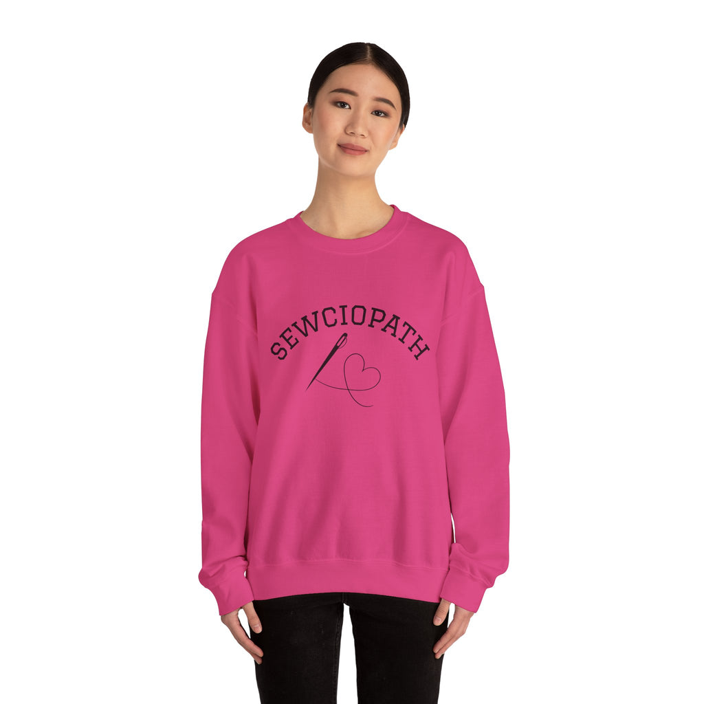 Funny Sewciopath Crewneck Sweatshirt sewing gift