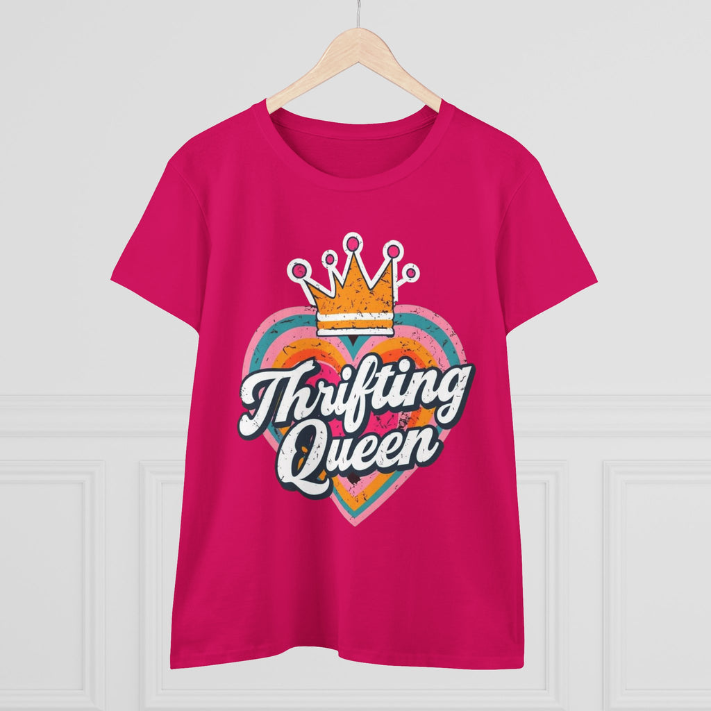 T-Shirt, Thrifting Queen, Upcycle, Recycle, Reuse, Vintage, Women's Tee Shirt