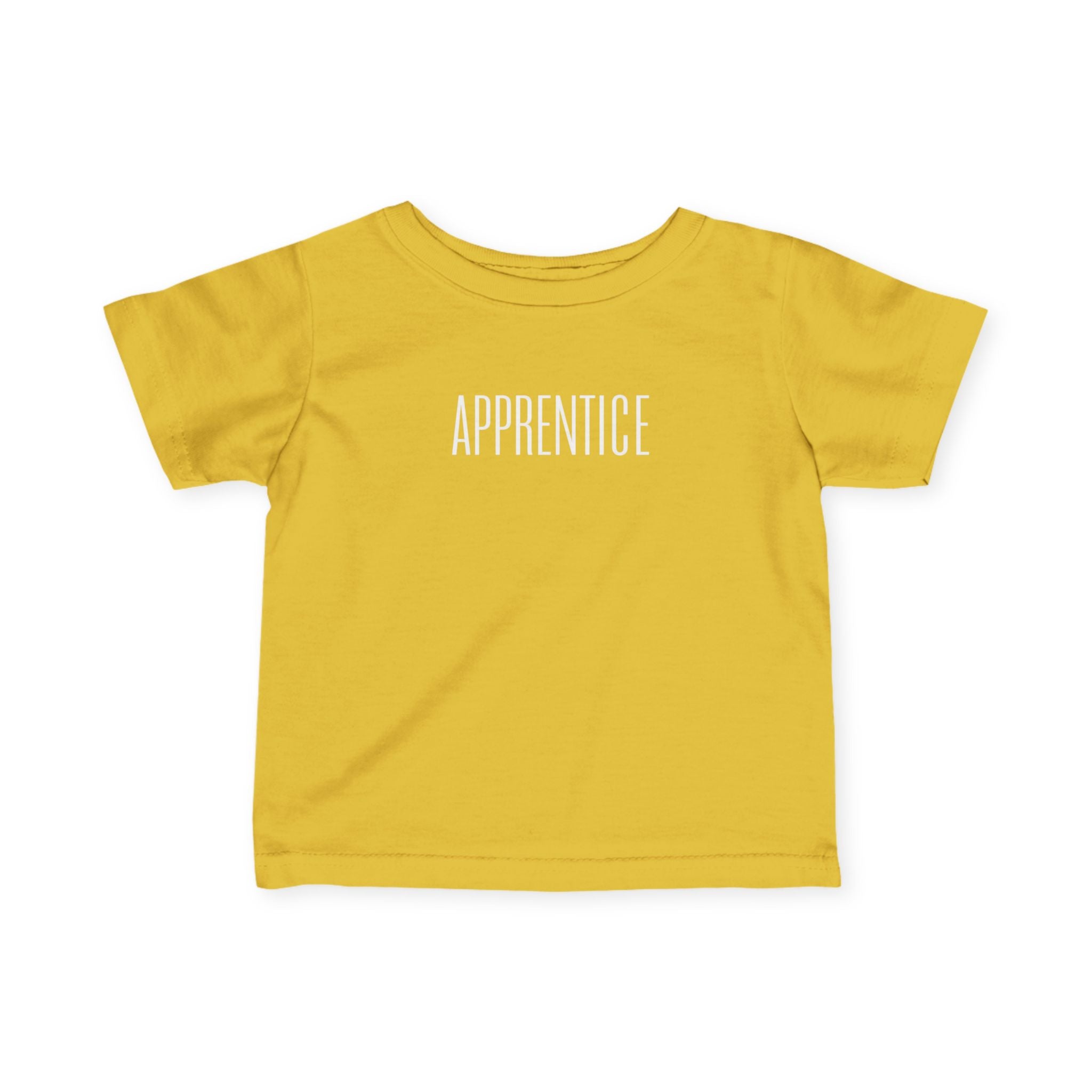 Infant Tee — 'Apprentice' Minimalist Baby Shirt (Neutral)