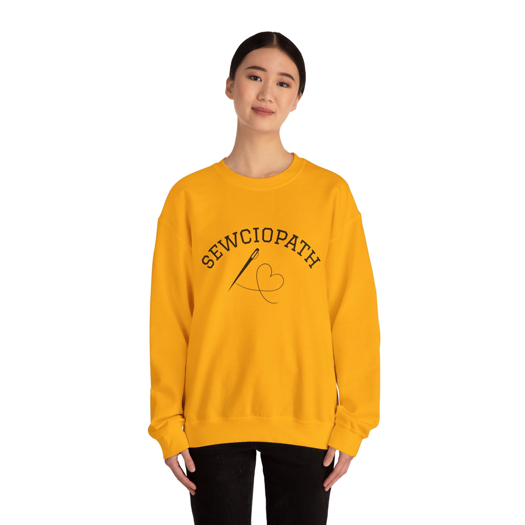 Funny Sewciopath Crewneck Sweatshirt sewing gift