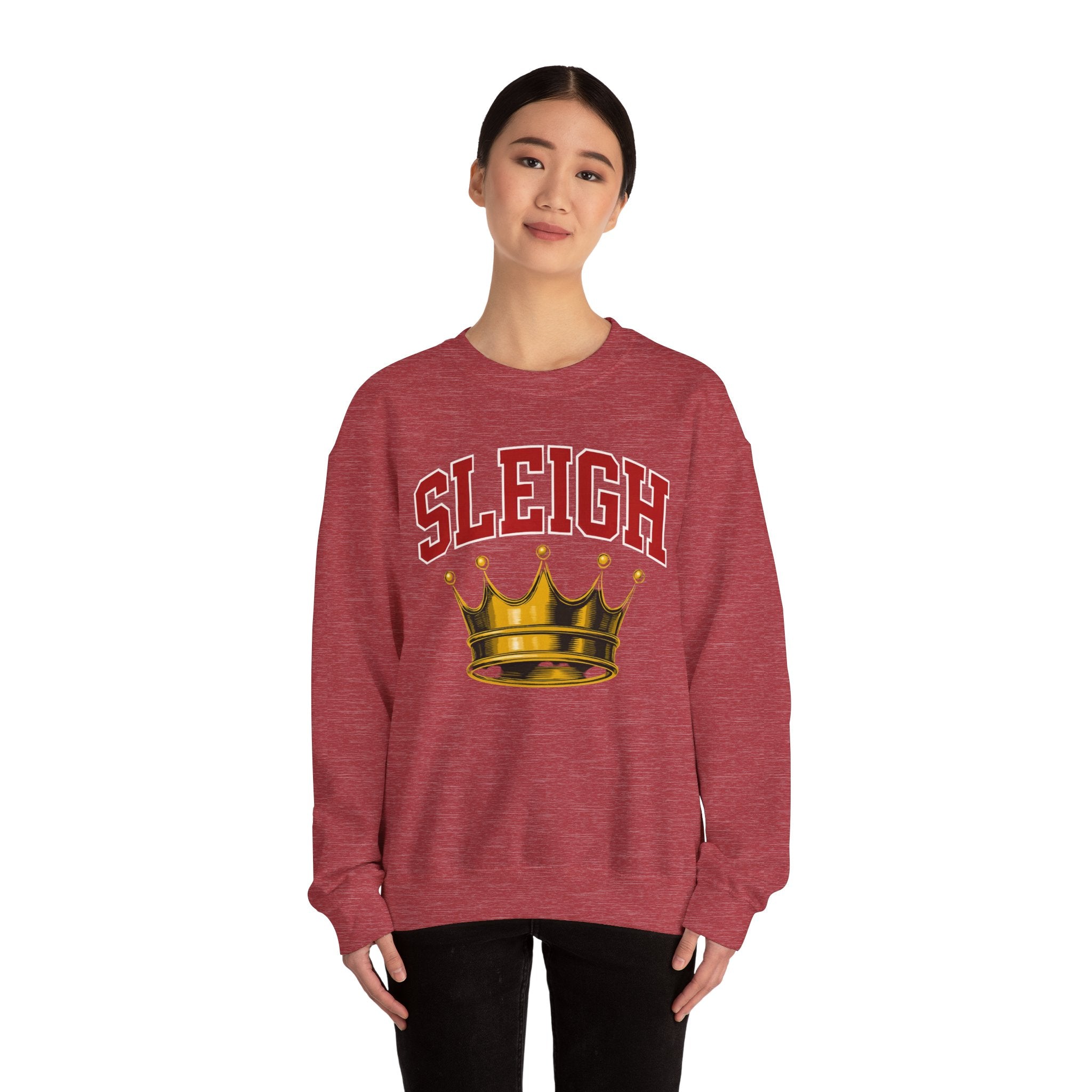 Sleigh Crewneck Sweatshirt - Sleigh Queen Cozy Christmas Gift
