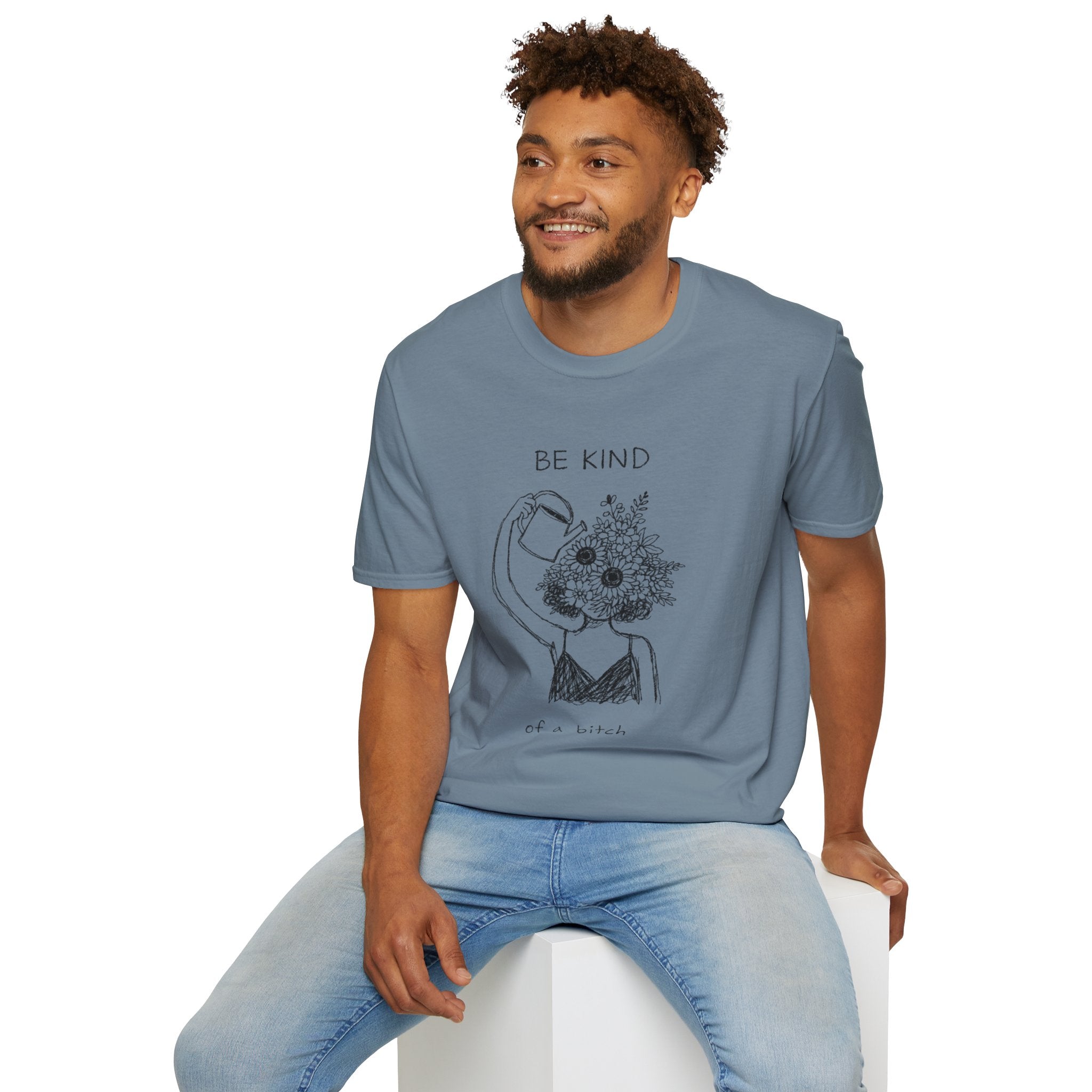 Be Kind of a Bitch Floral T-Shirt — Bold Feminine Graphic Tee