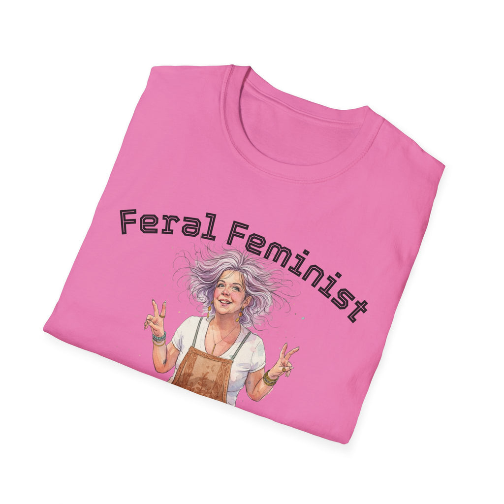 Feral Feminist Boho T-Shirt — Hippie Feminist Graphic Tee