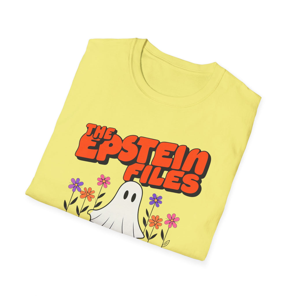 Ghost Political Halloween Unisex T-Shirt, Epstein Files Ghost Anti Trump Tee, Protest Shirt, Funny Political Gift, Conspiracy Theory Tee