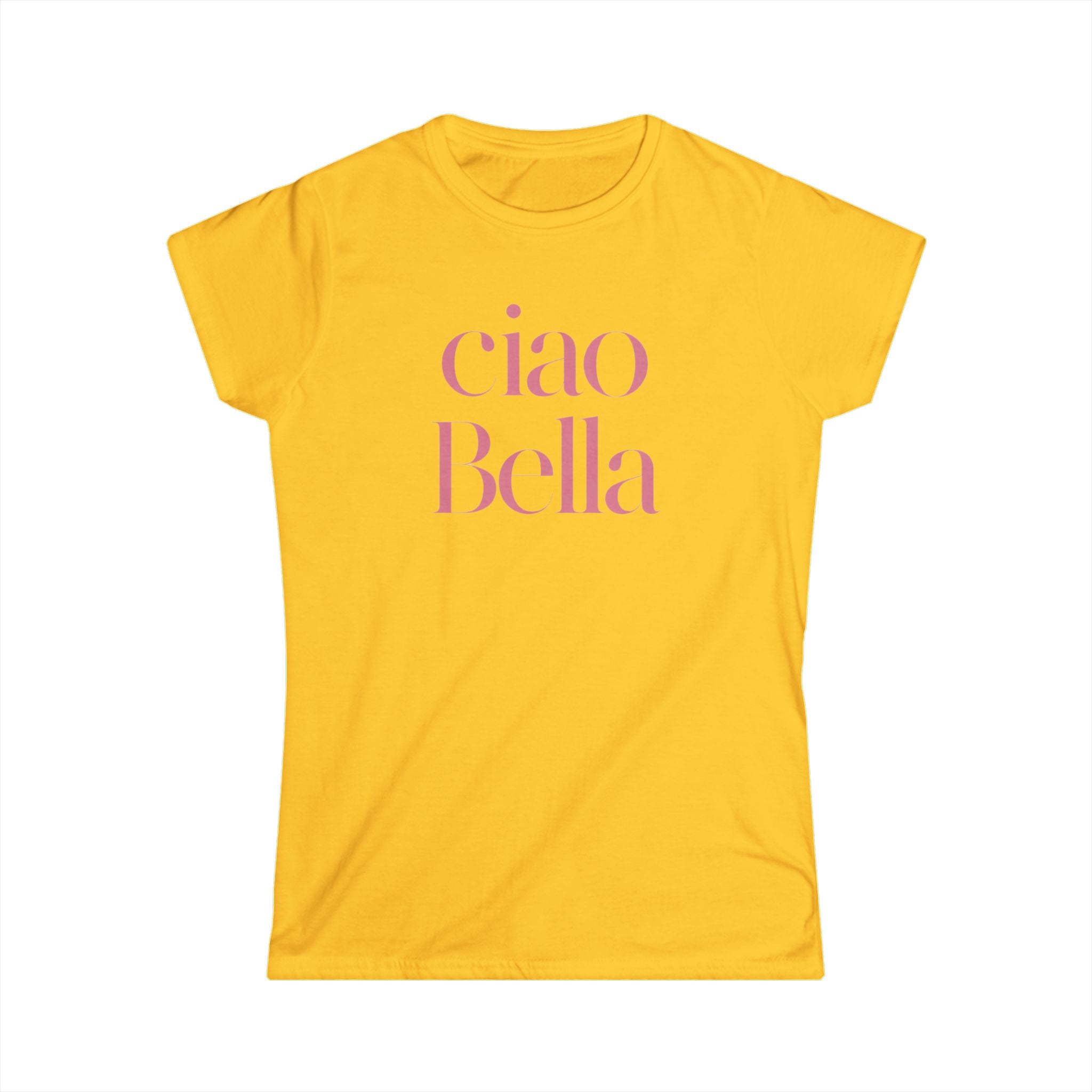 Ciao Bella Tee -hello! Fun Italian ladies fit goodbye! Beautiful girl Women's Shirt, Casual T-Shirt, Gift for Her, Stylish Tee, Cute Tops