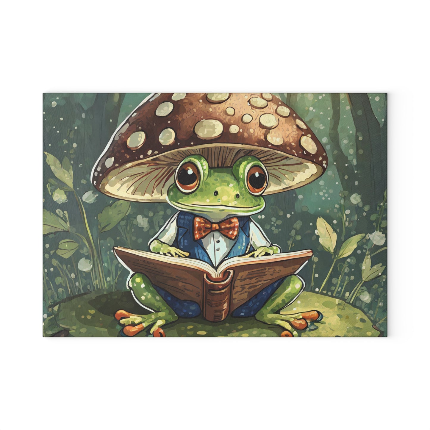 Cutting Board - Frog in the Forest Design