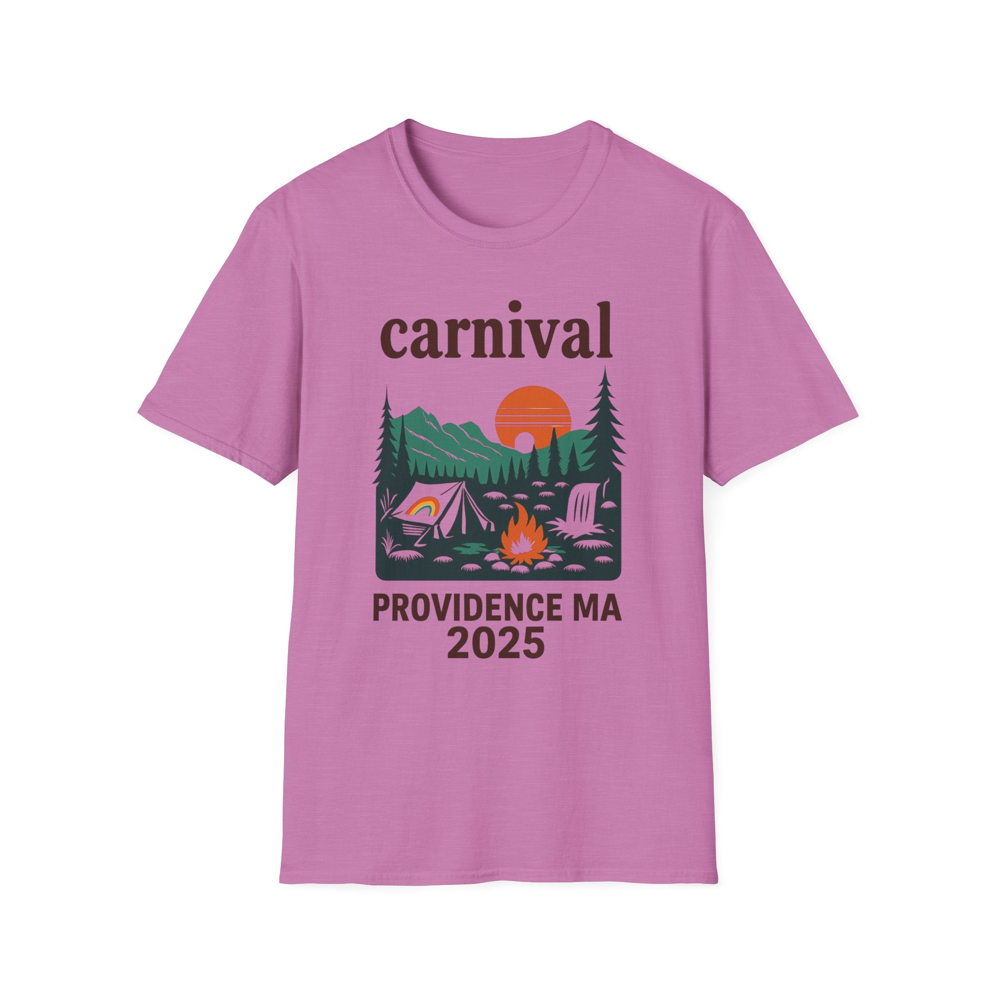 ProvinceTown maCarnival Graphic T-Shirt, Vintage Camping Tee, Unisex Softstyle Shirt, Festival , Summer Adventure Wear, Gift for Travelers
