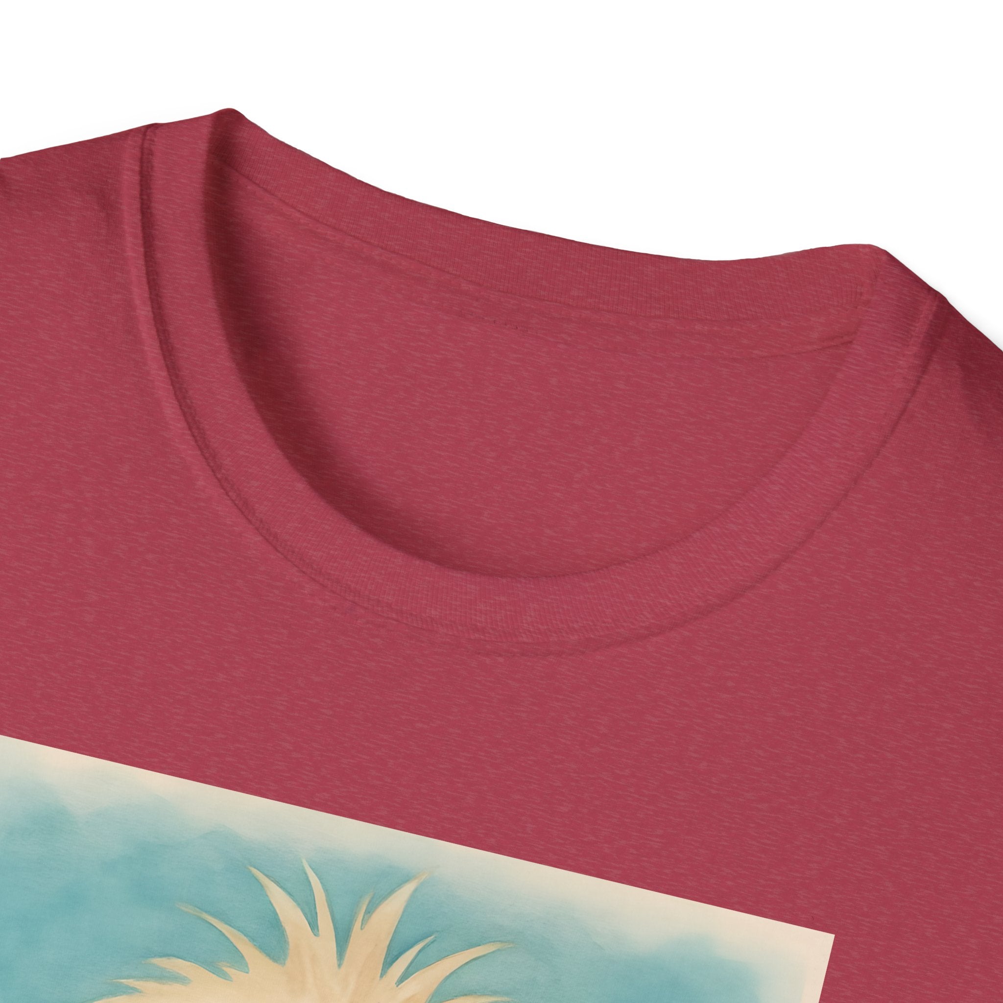 Ostrich Graphic T-Shirt, Unisex Softstyle Tee, Cute Animal Shirt, Gift for Friends, Quirky Humor Top, Smoke fun gift