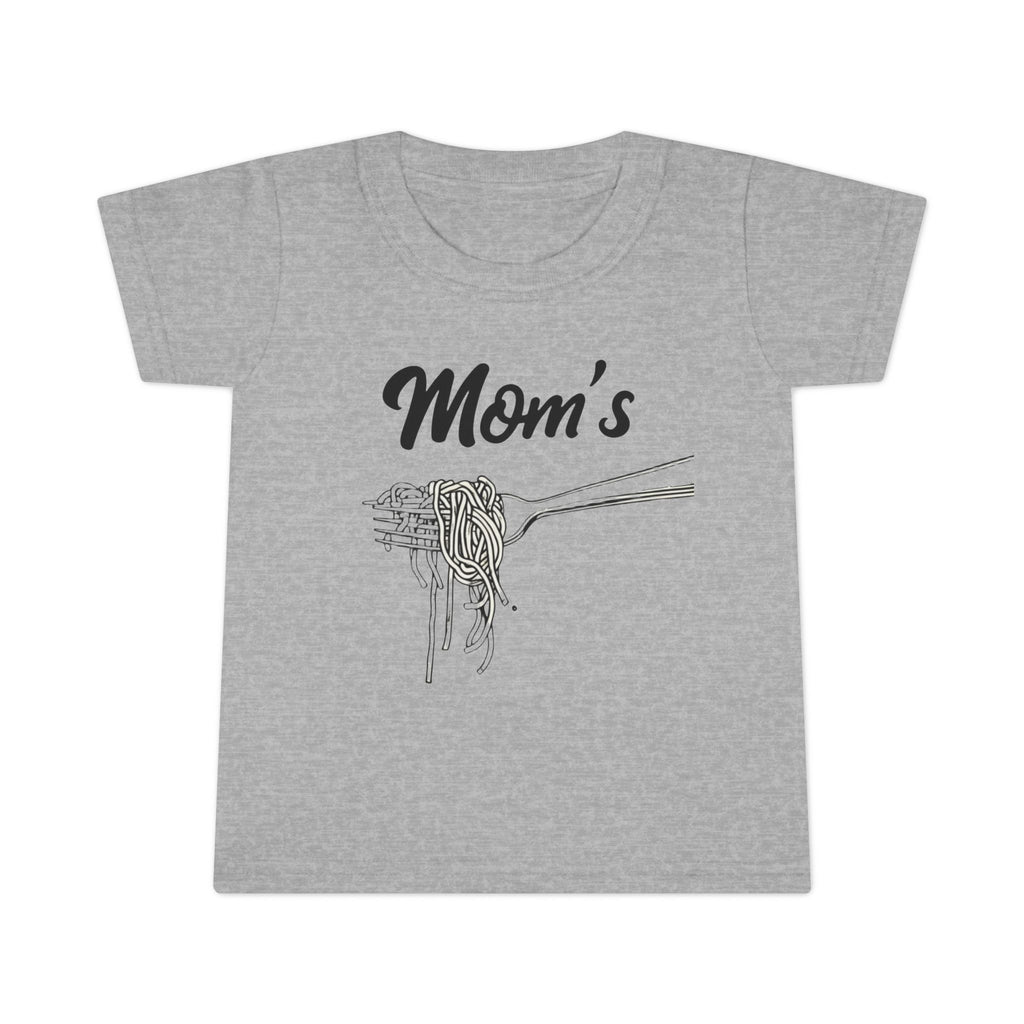 Messy Kid Toddler T-shirt, Mom's Spaghetti Baby Shirt, Fun Kids Clothes, Cute Child Tee, Funny Children's Apparel