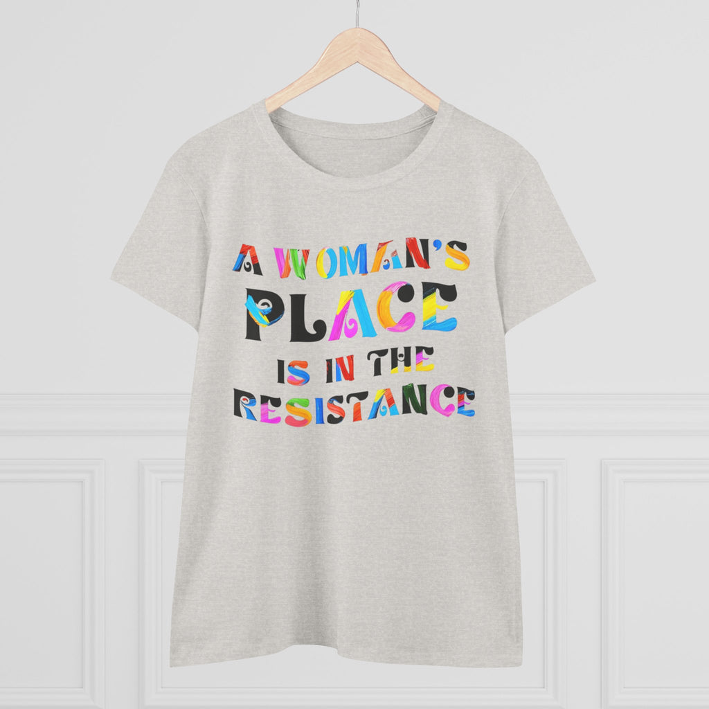 A womans place Feminist Tee, Women's Rights Shirt, Protest Activist Top, Social Justice Clothing, Feminism Tshirt No Kings