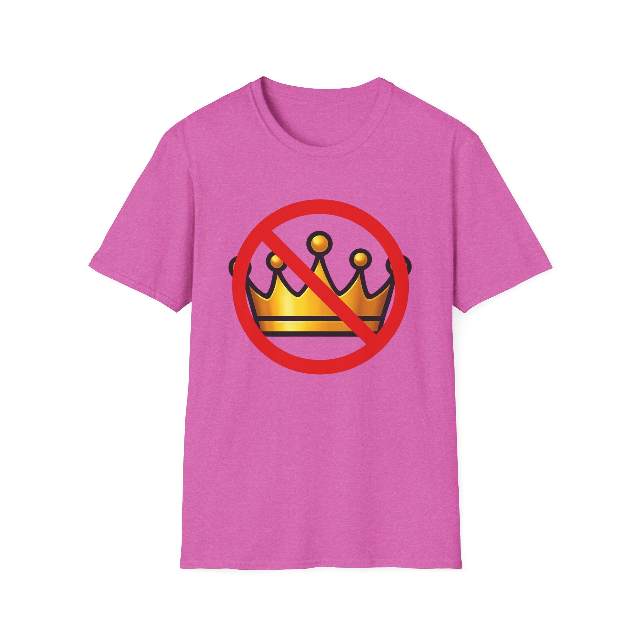 No Kings Anti Trump Protest Activist Unisex Softstyle T-Shirt, Resist Gift, June 14 Social Justice Tee, Activism Apparel, Political