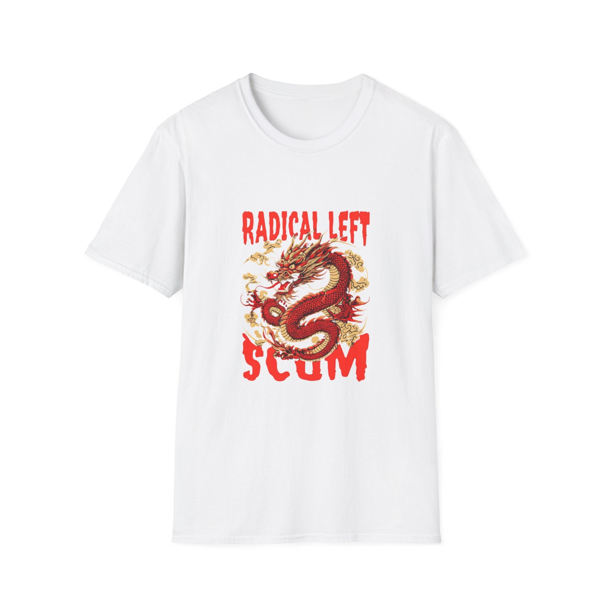Radical Left Scum Dragon T-Shirt — Anti‑Trump Political Tee