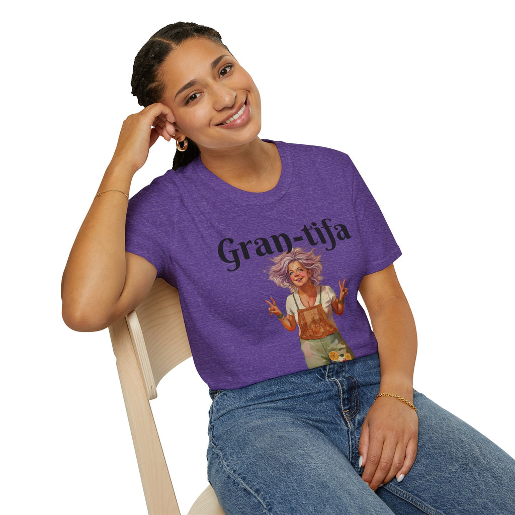 Gran-tifa Anti-Fascist T-Shirt — Political Activist Tee Grandma gift