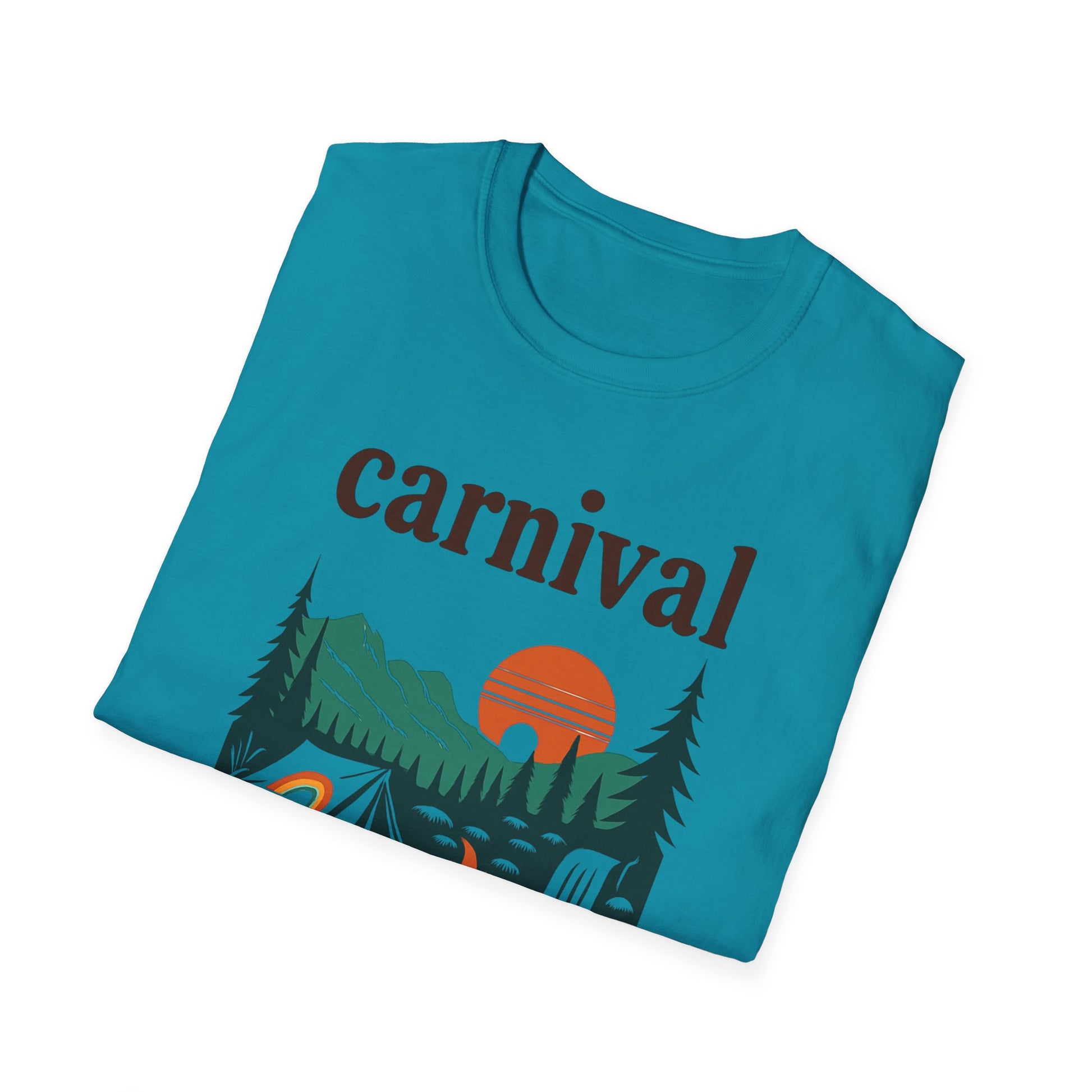 ProvinceTown maCarnival Graphic T-Shirt, Vintage Camping Tee, Unisex Softstyle Shirt, Festival , Summer Adventure Wear, Gift for Travelers