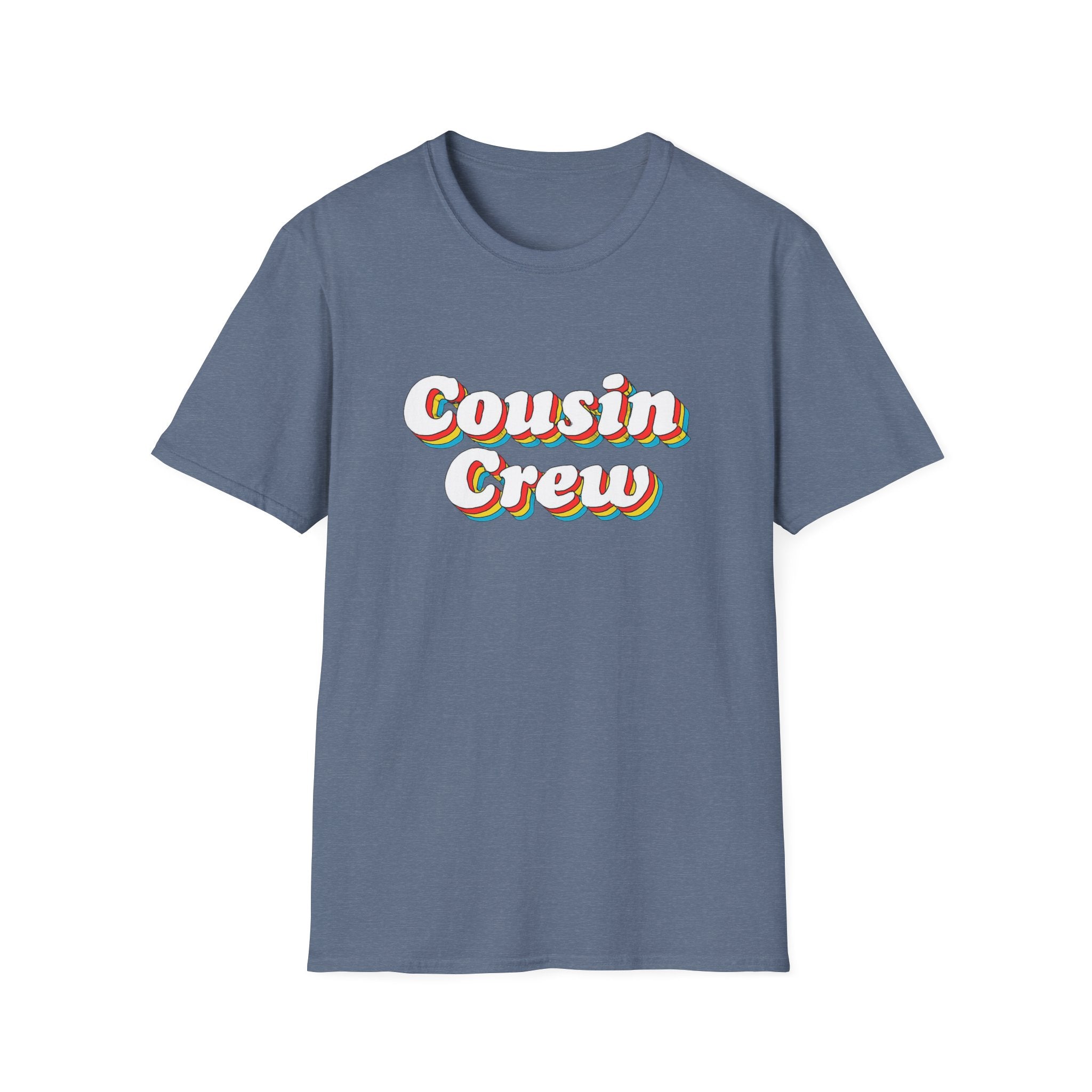 Cousin Crew Unisex T-Shirt - Family Reunion Shirt, Christmas photo gift shirt retro vibe