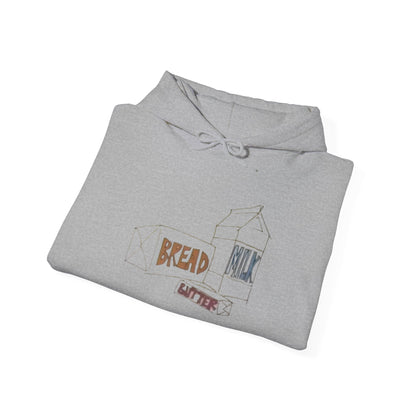 Hooded Sweatshirt - Nostalgic Sesame Street Bread Milk Butter Design