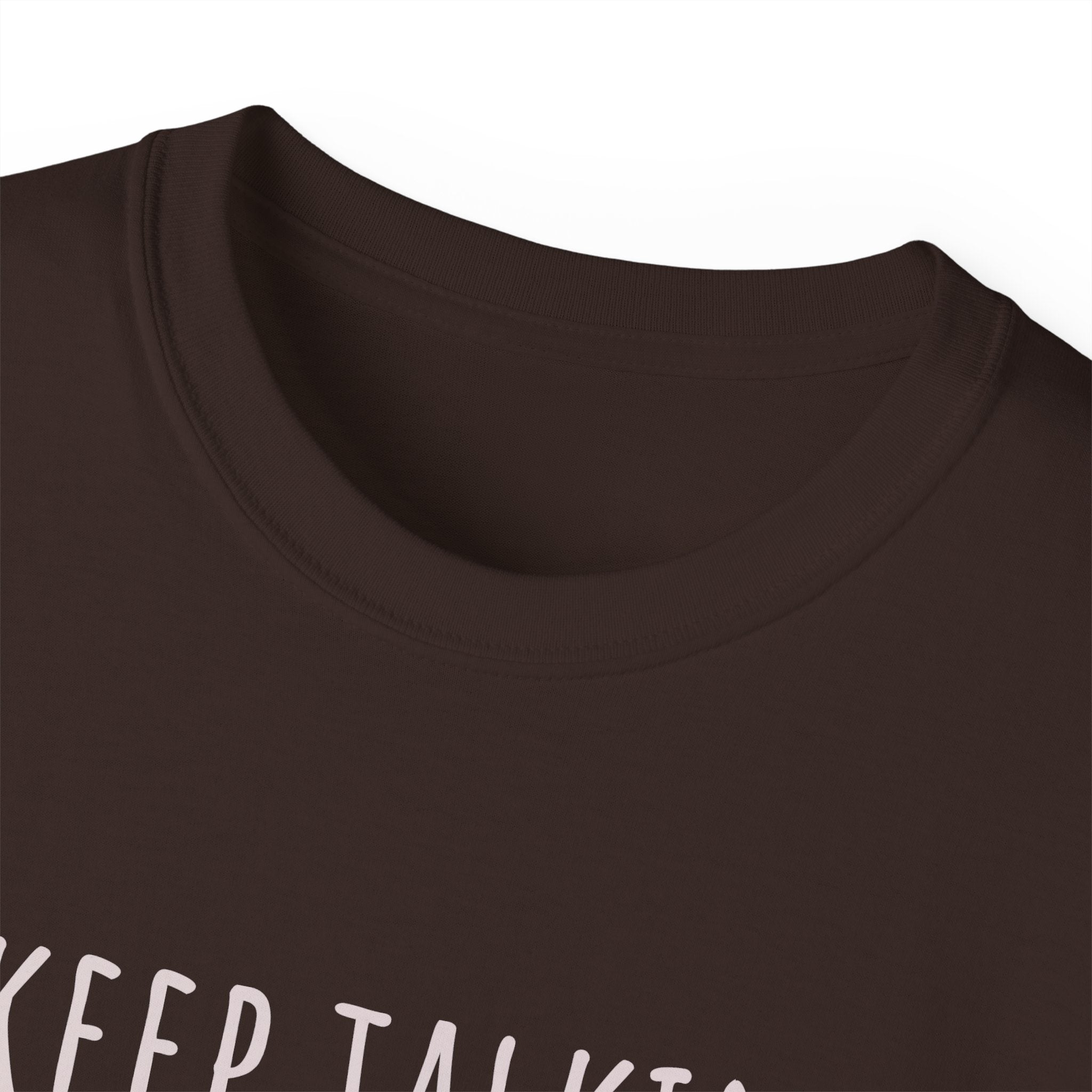 Keep Talking Diagnosis Tee | Funny Therapist Gift, Unisex Cotton T-Shirt, Humorous Diagnosis Shirt, Perfect for Psychologists, Casual Wear
