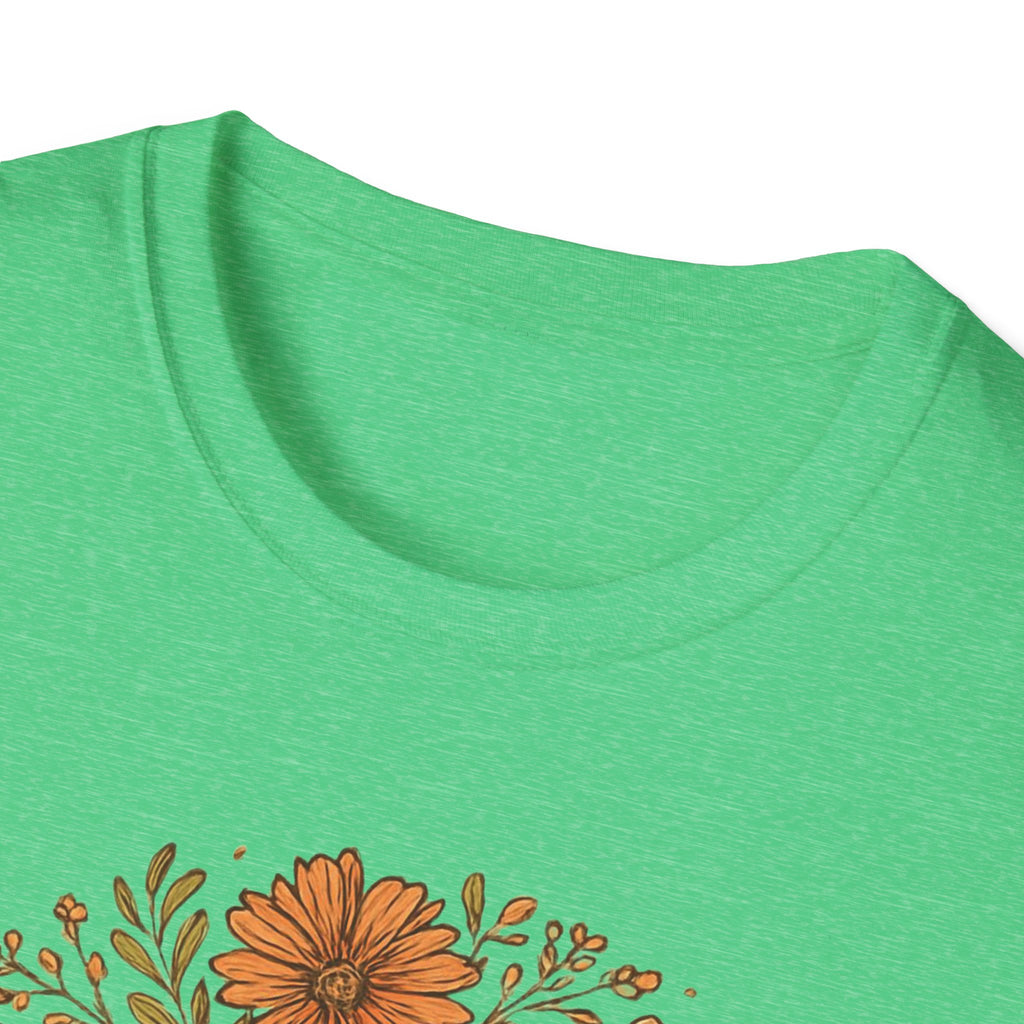 Be Hippy Happy T-Shirt, Boho Tee, Groovy Shirt, Positive Vibes Top, Unisex T Shirt for Men and Women, Be Hippy Be Happy Design