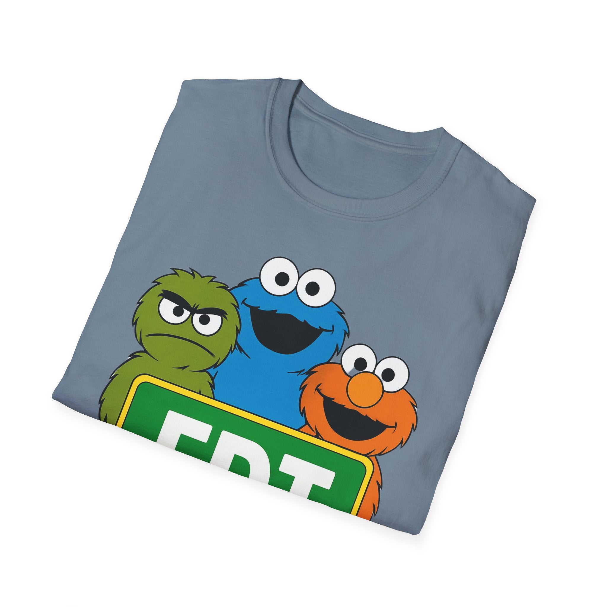 FDT Funny Unisex T-Shirt, Anti Trump Political Humor, Nostalgic Puppets, Kindness, Diversity, Social Justice, Liberal Gift, Funny Political