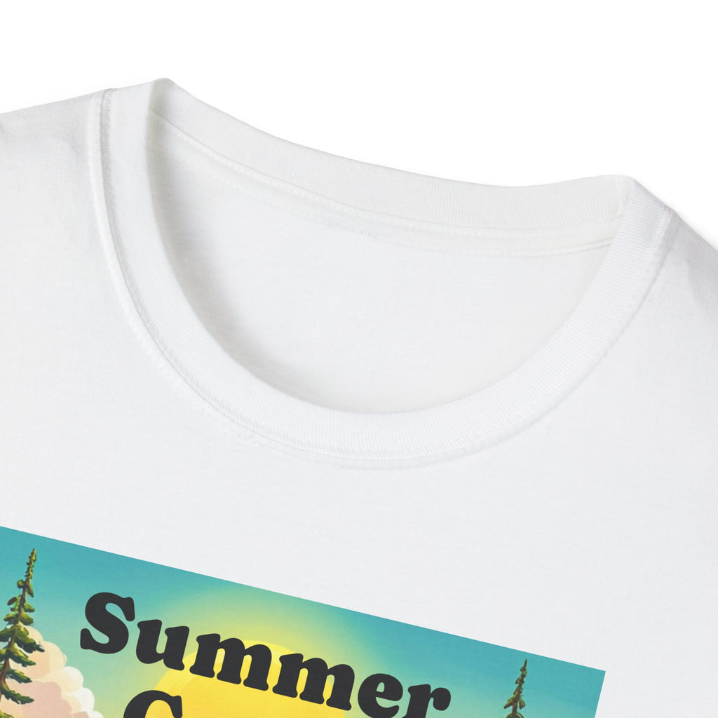 Unisex Summer Camp T-Shirt, Fun Camp Tee, Outdoor Adventure Shirt, Camping Gift, Tramp Champ Apparel, 2025 Summer Tees