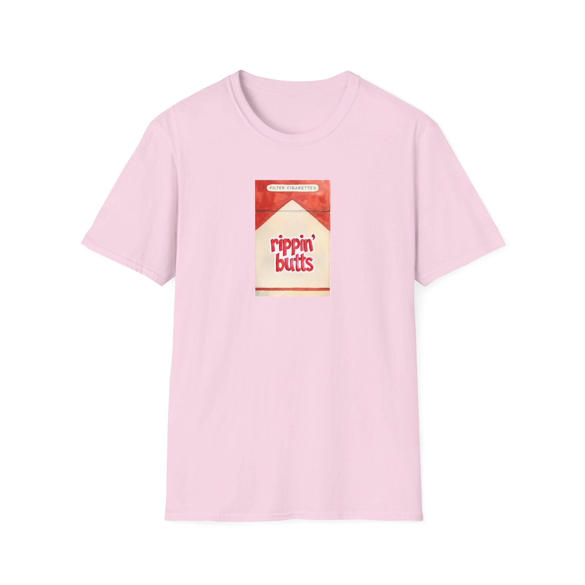 Rippin Butts Smoker Unisex Tee, Funny Smoking Shirt, Cool Tobacco Lover Gift, Hipster Smokers Top, Vintage Tobacco Tshirt, Sarcastic