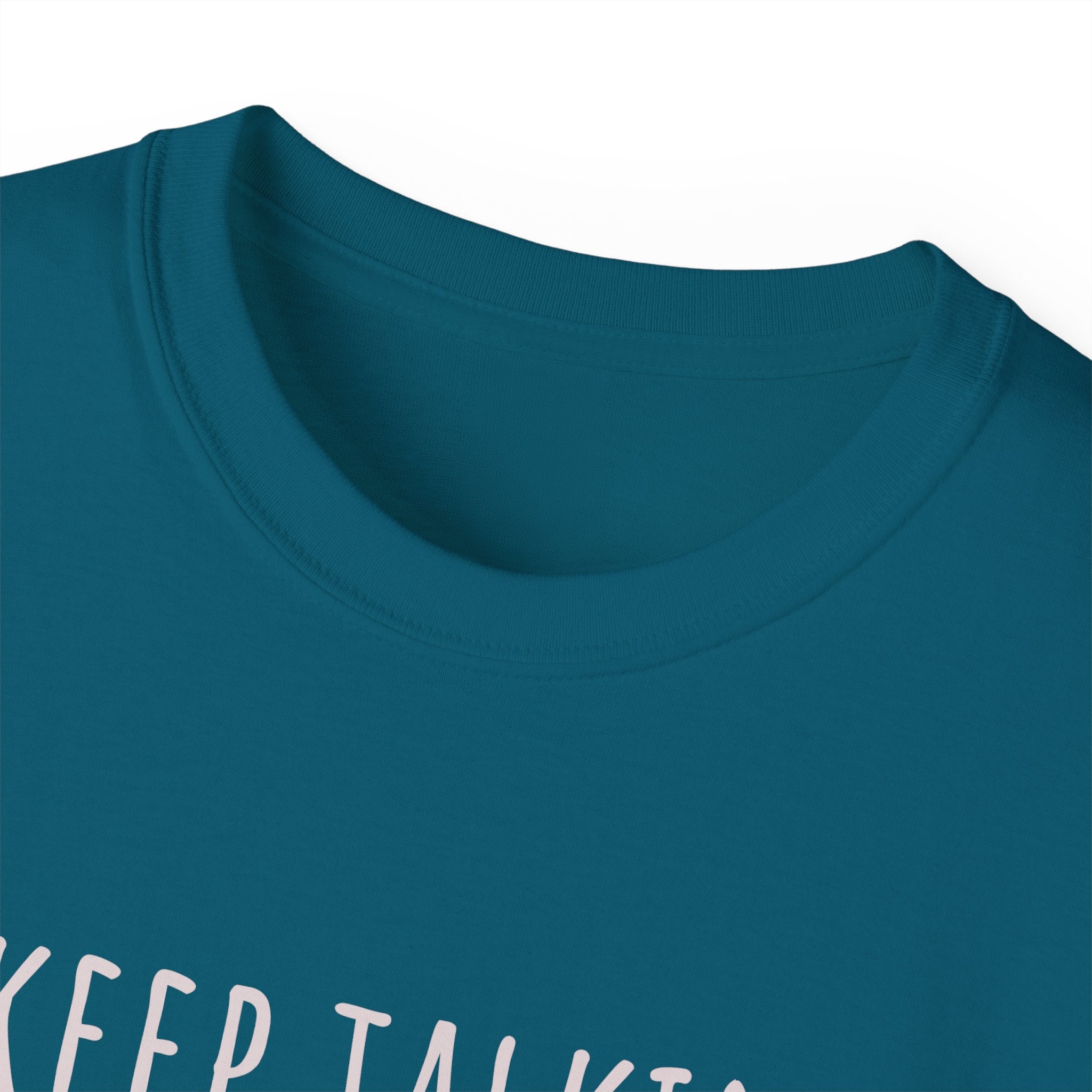 Keep Talking Diagnosis Tee | Funny Therapist Gift, Unisex Cotton T-Shirt, Humorous Diagnosis Shirt, Perfect for Psychologists, Casual Wear