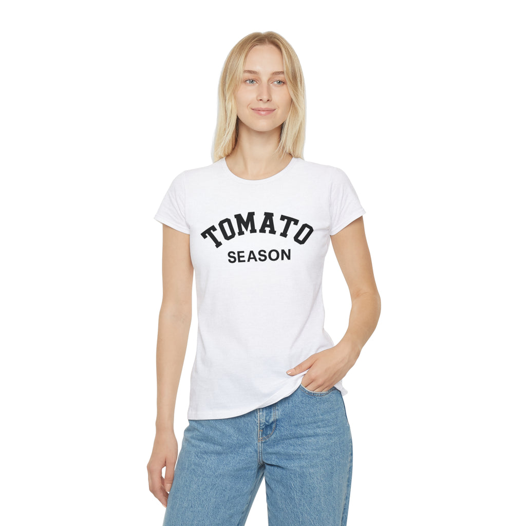 Tomato season Gardening T-Shirt, Tomato Season Shirt, Women's Iconic Tee, Farming Top, Vegetable Garden Apparel
