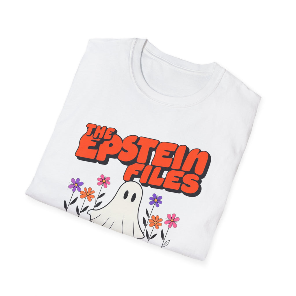 Ghost Political Halloween Unisex T-Shirt, Epstein Files Ghost Anti Trump Tee, Protest Shirt, Funny Political Gift, Conspiracy Theory Tee