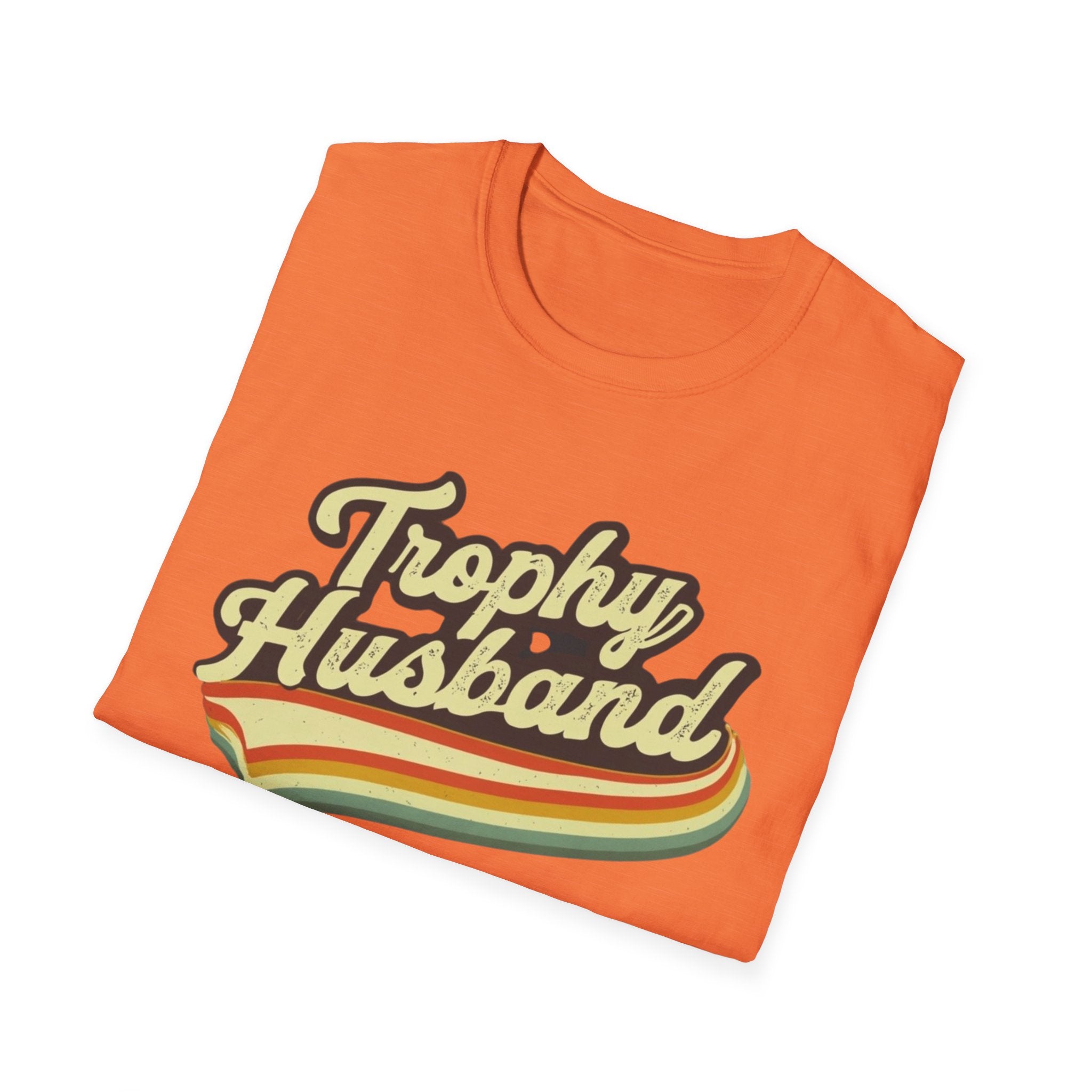 Funny Trophy Husband Unisex Softstyle T-Shirt, Husband Gift, Funny Tee, Husband Shirt, Men's Graphic Tee, Best Husband Ever Shirt