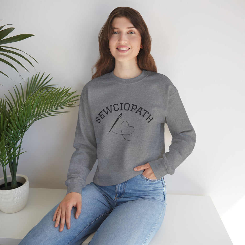 Funny Sewciopath Crewneck Sweatshirt sewing gift