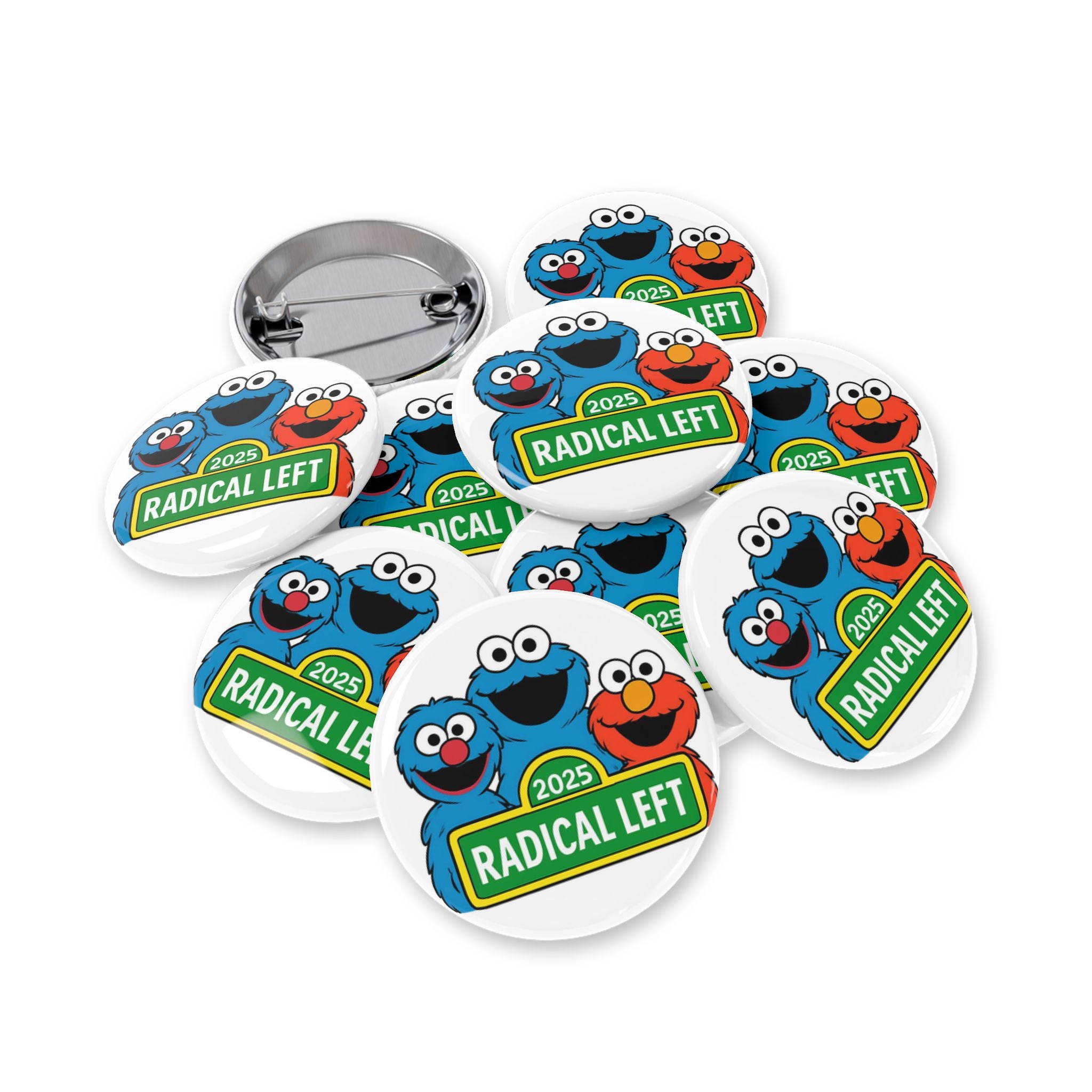 Button Pins, Radical Left Sarcasm Muppets Anti Trump Protest, Activist Lapel Pins, Political Statement Pins, Social Justice Accessories, Pin